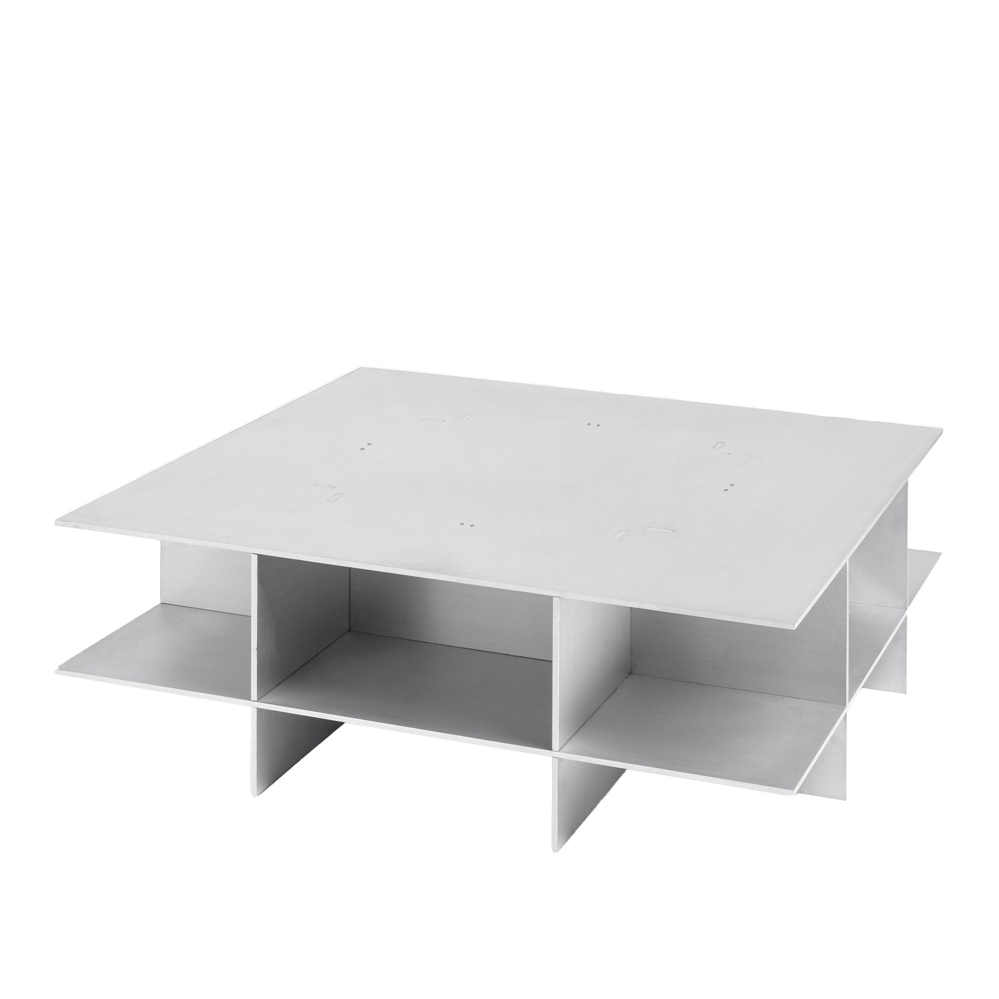 NM3 - NM08 Coffee Table - Silver - Metall