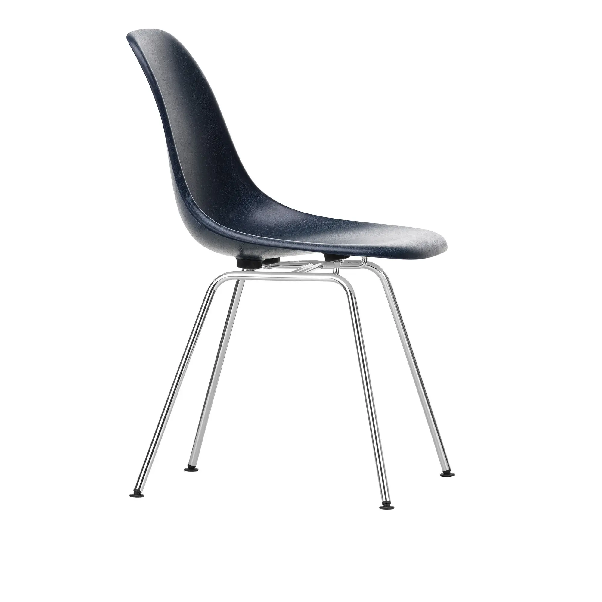 Eames Fiberglass Chair DSX stol Chrome