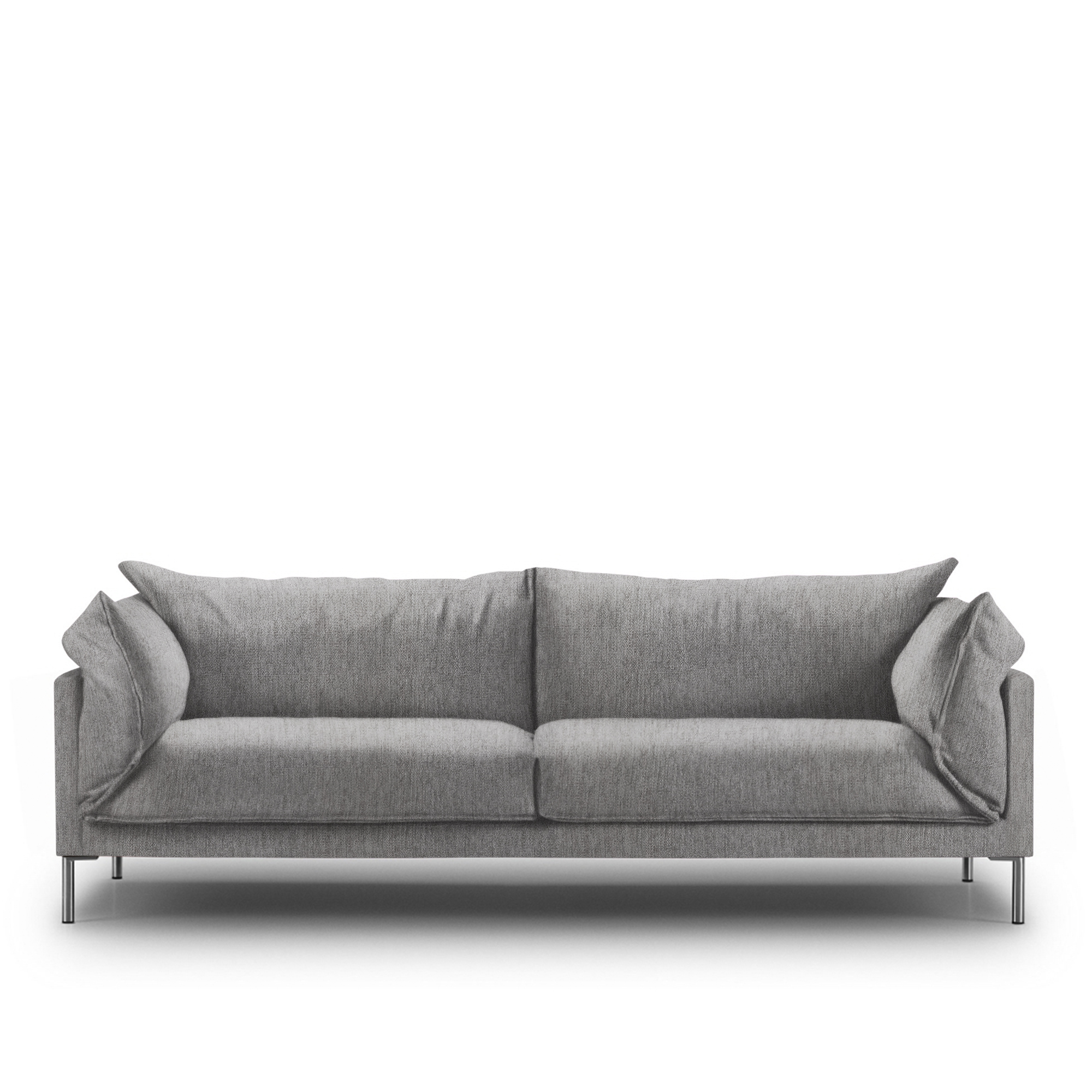 Eilersen - Butterfly 2-sits, Bredd: 240 cm, Tyg: Kat. 3  - Soft - 26 - Soffor - Jens Juul Eilersen,Yuzuru Nishiyama - Grå