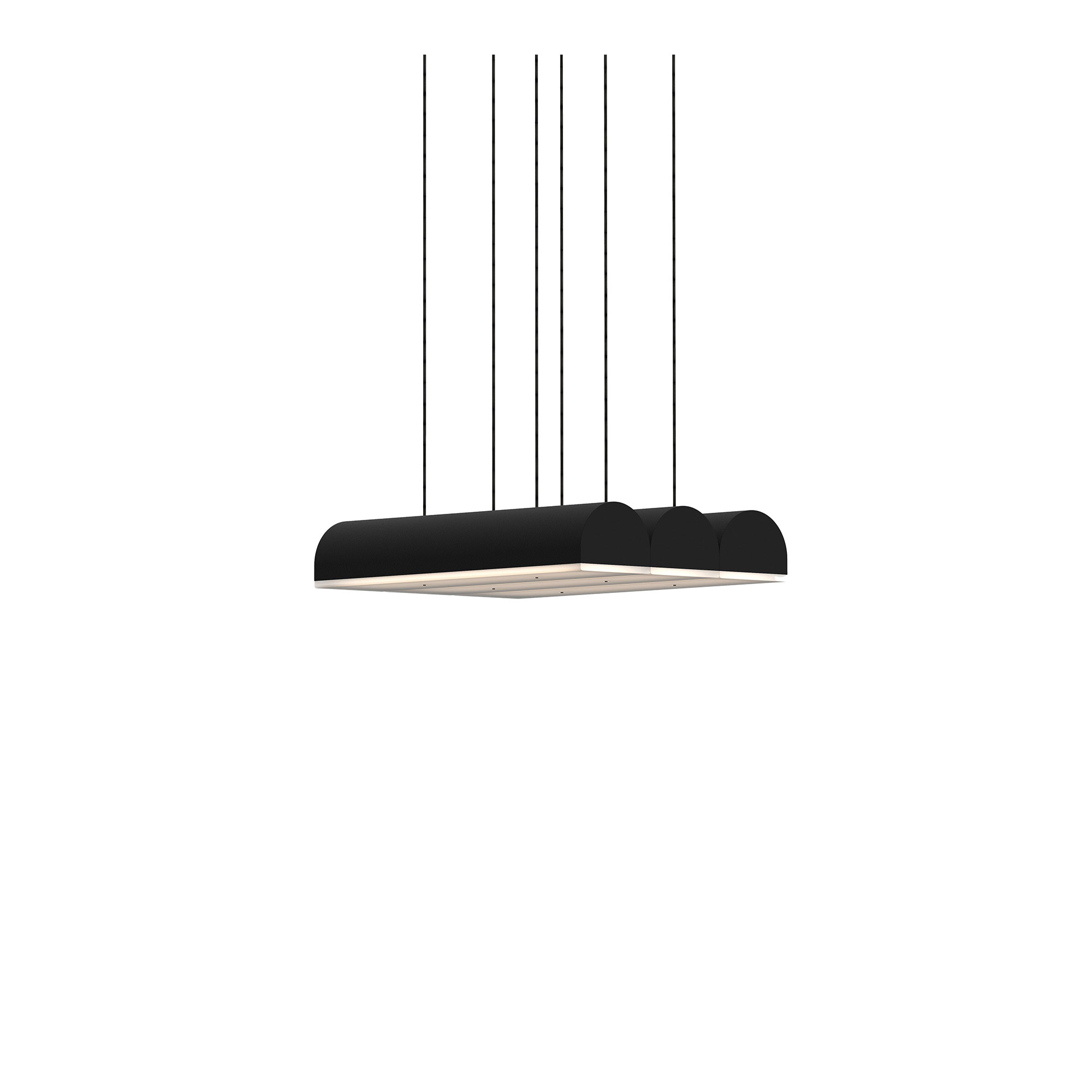 Lambert & Fils - Hutchison 03, Black Body, Black Wire, Black Canopy - Pendellampor - Svart