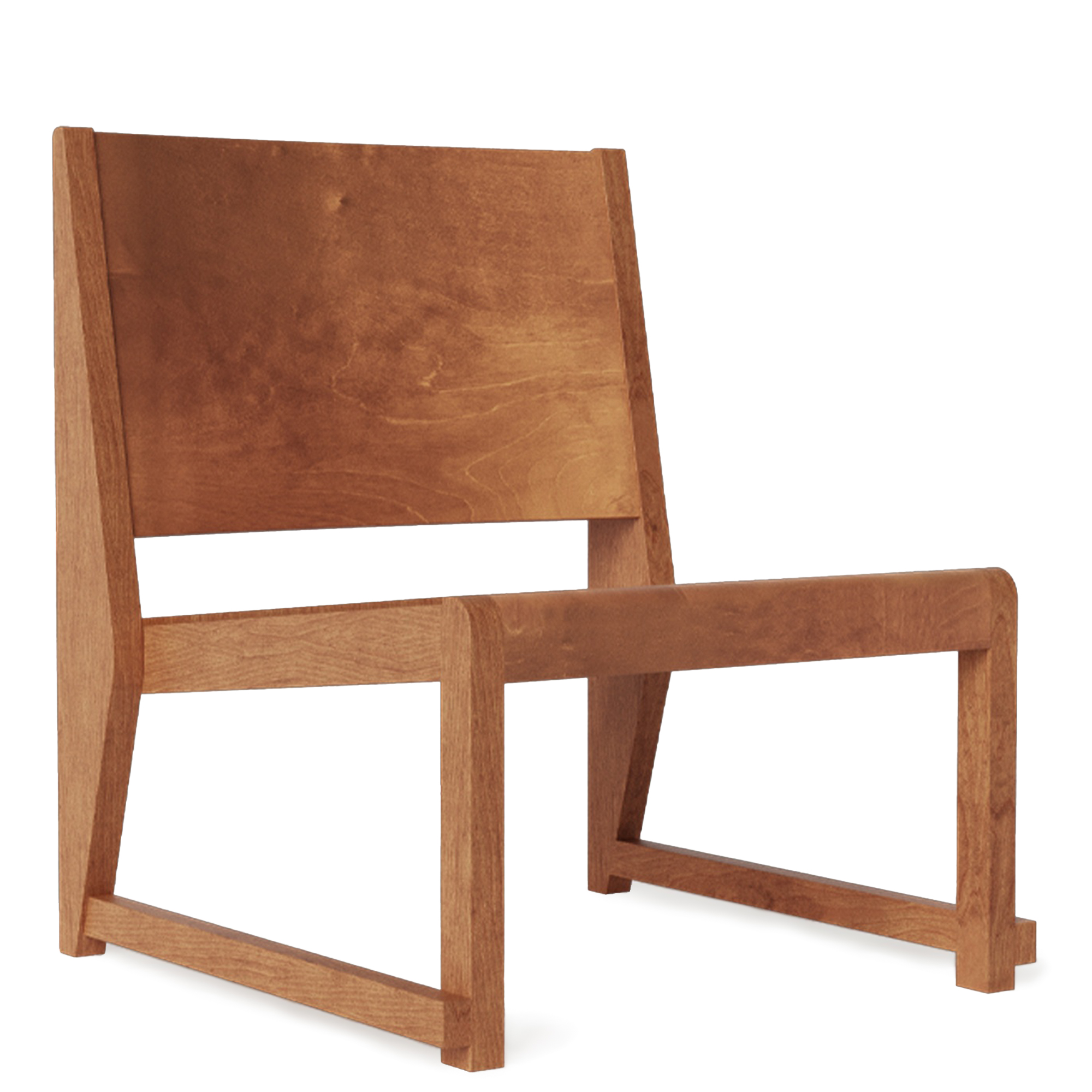 Frama - Easy Chair 01 Warm Brown Wood Frame / Warm Brown Wood Seat - Fåtöljer - Träfärgad - Trä | Möbler - Fåtöljer Och Puffar - Fåtöljer | Möbelexperten