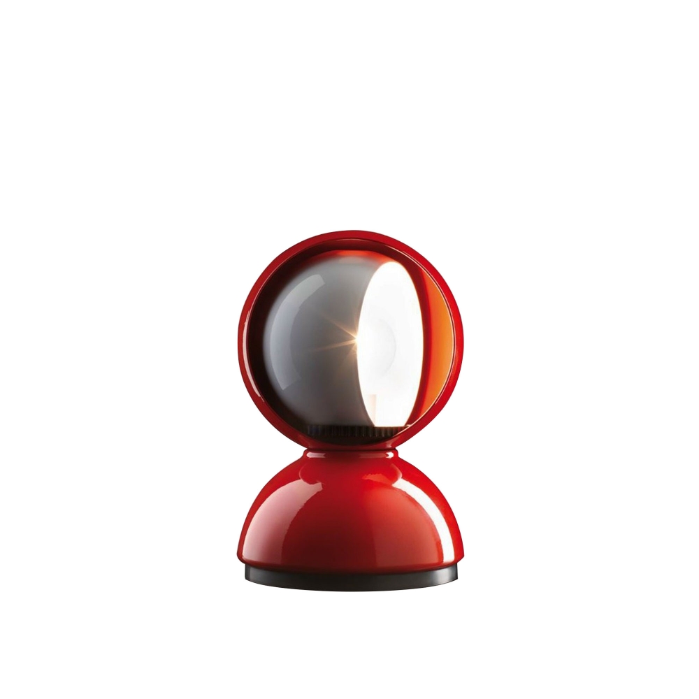 Artemide - Eclisse Table Lamp Red - Bordslampor - designer_vico_magistretti - Röd