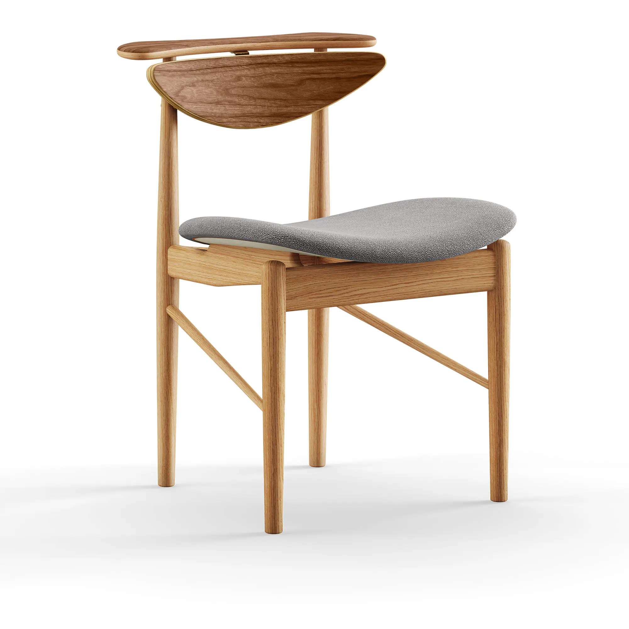 Reading stol Dark oiled Oak/Walnut
