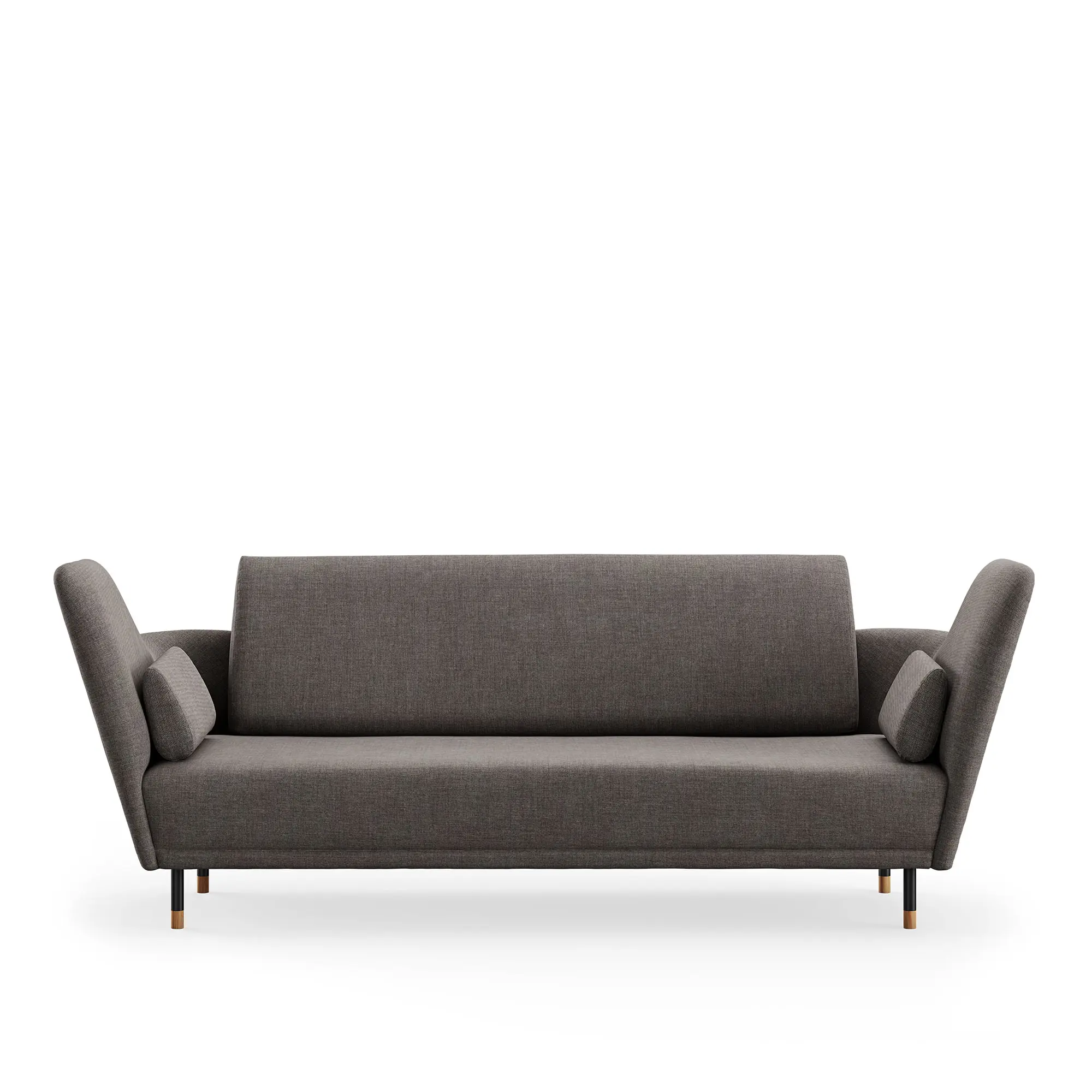 57 sofa Brownished Steel/Dark oiled oak