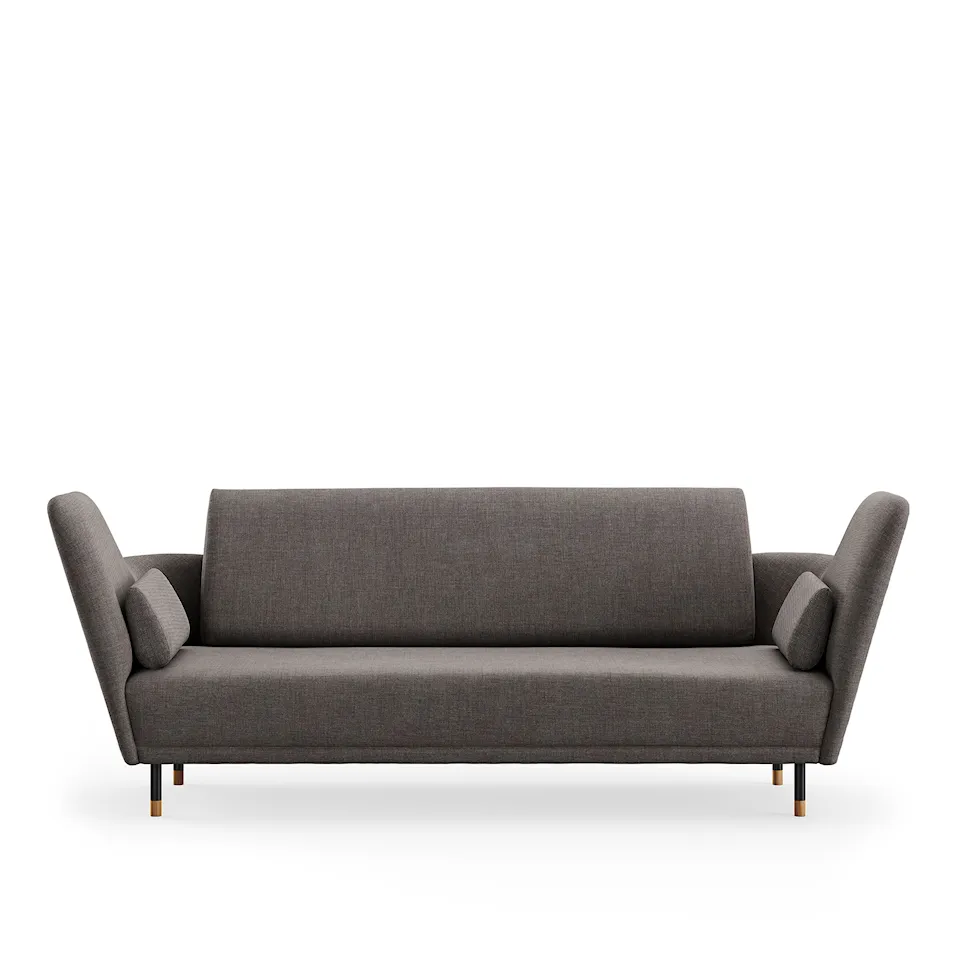 57 soffa Brownished Steel/Dark oiled oak
