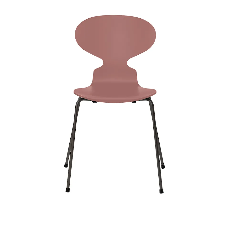 3101 Myran stol Lacquered Beech Veneer Warm Graphite