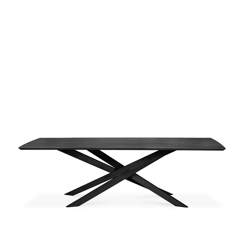 Mikado Dining Table Black Oak