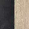 White Oiled Oak/Black