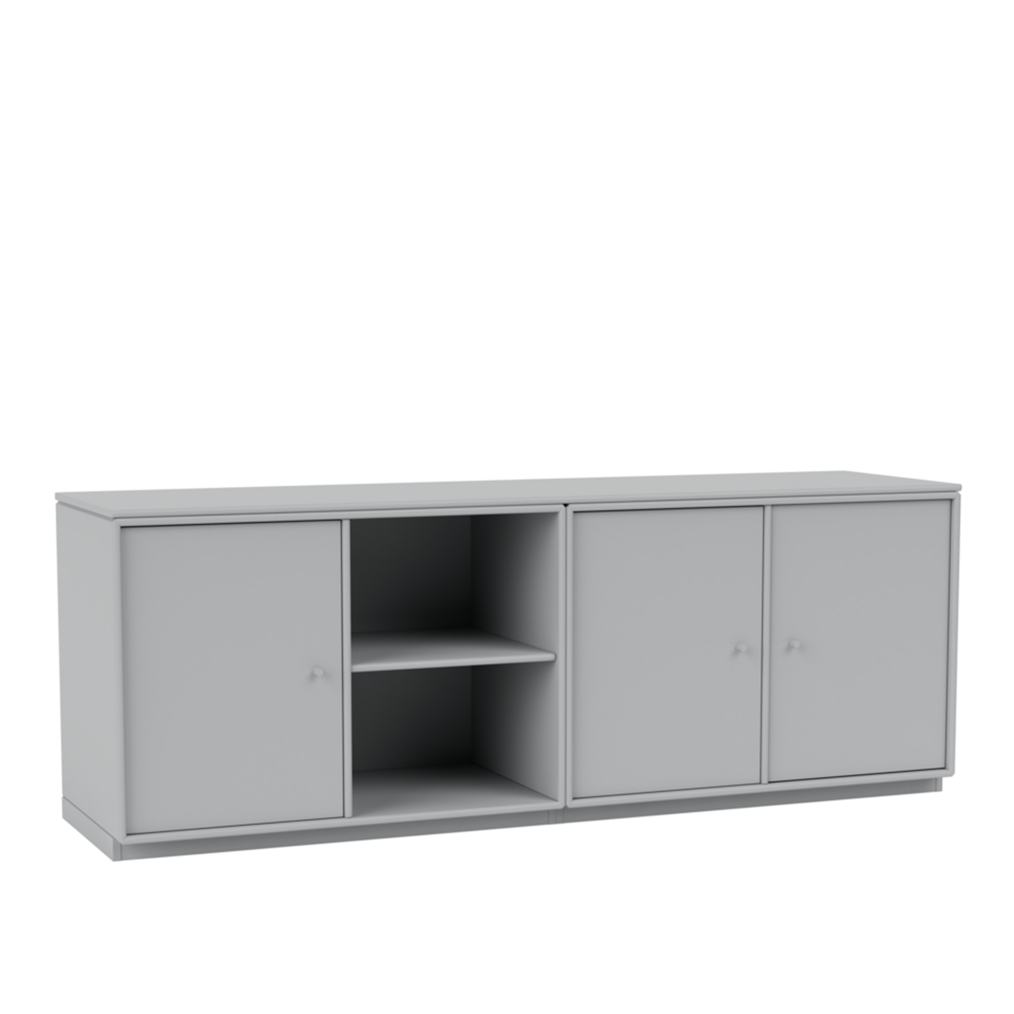 montana - save lowboard 02-fjord 06 plinth 3 cm - skänkar och sideboards - peter j. lassen - blå - trä