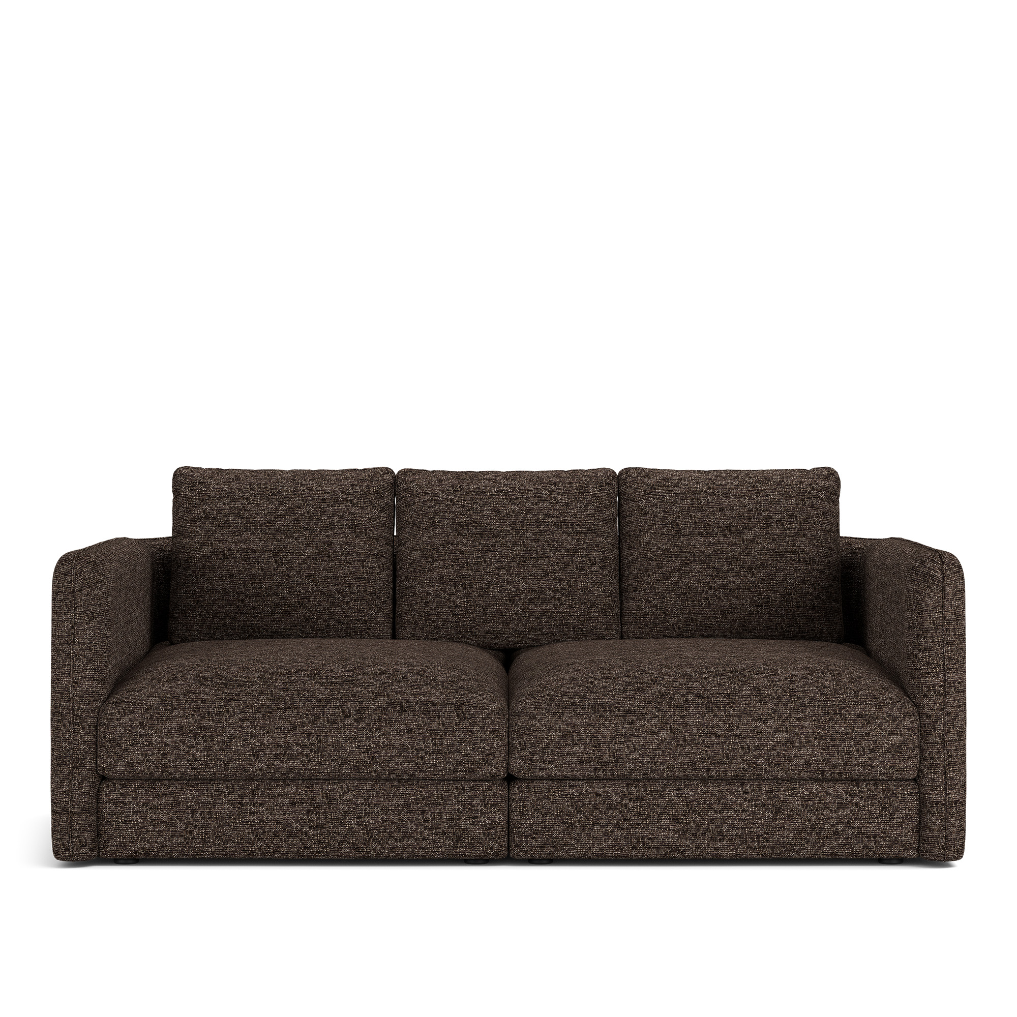 NOGA - Pavarotti 2-Seater, Removable Cover, Cushion Variant 02, Lucinasco 17 - Soffor - Brun