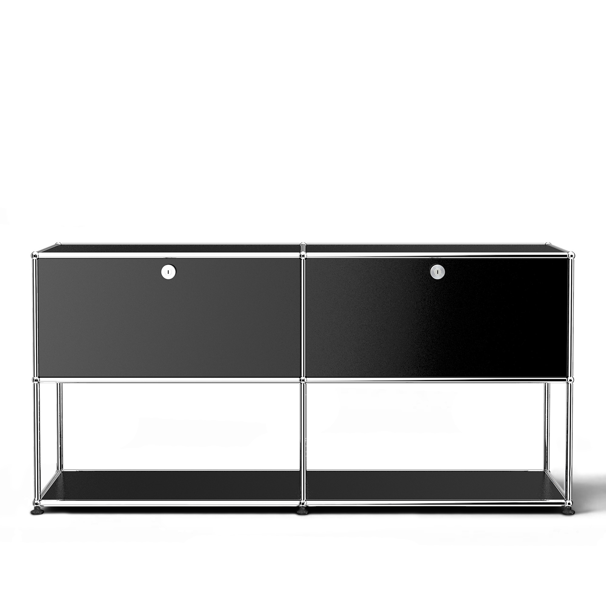 USM - USM Haller 40 Sideboard Graphite Black - Sk&auml;nkar och sideboards - Fritz Haller & Paul Sch&auml;rer - Svart - Metall