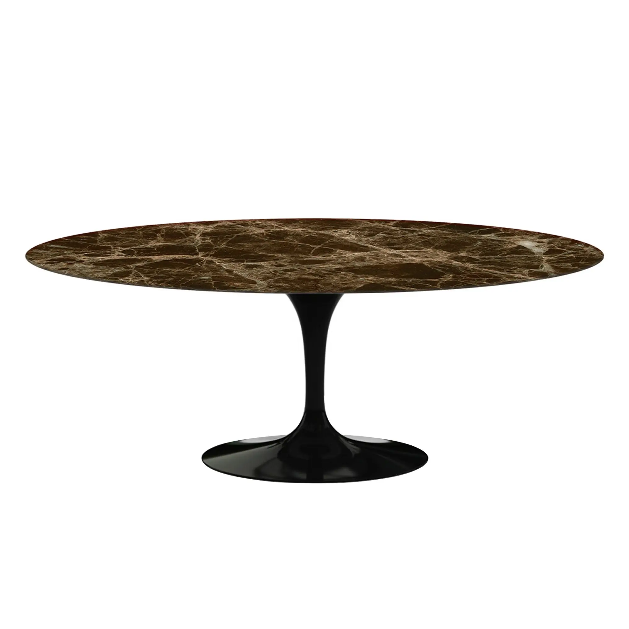 Saarinen Oval matbord 198 cm Black