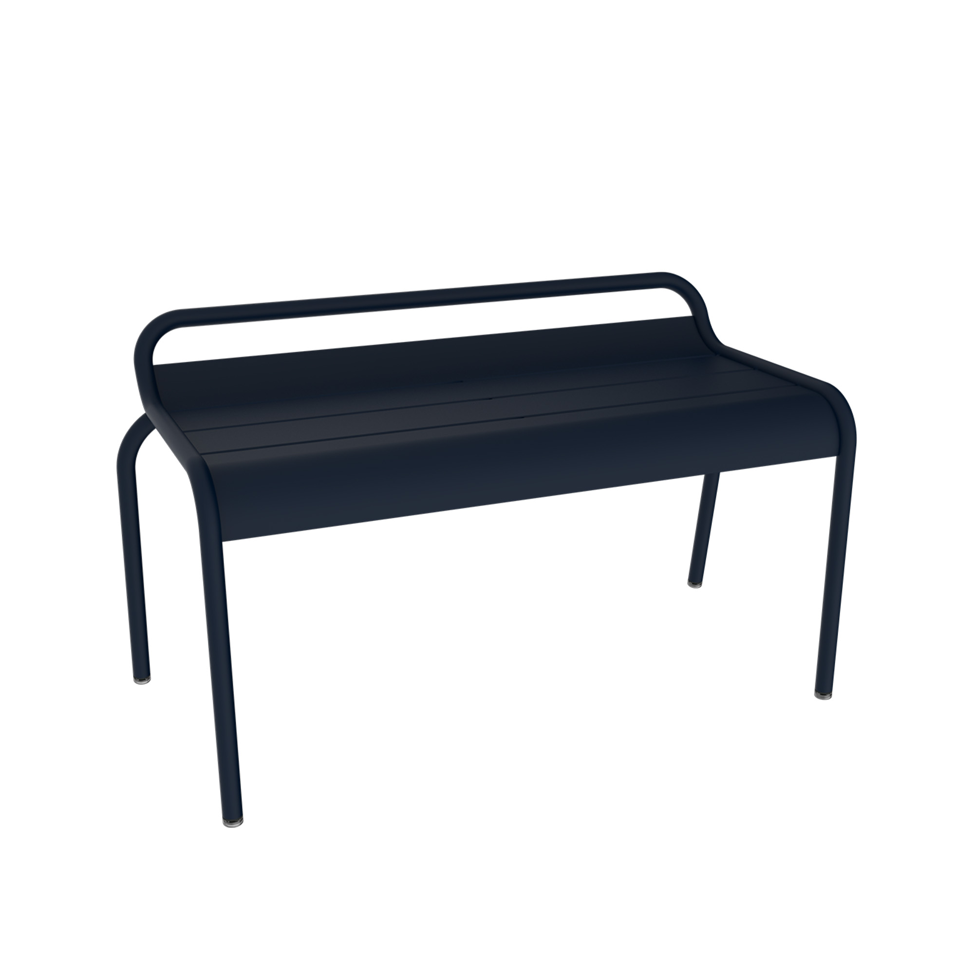 Fermob - Luxembourg Compact Bench - Deep Blue - Trädgårdsbänkar - Frédéric Sofia - Grön