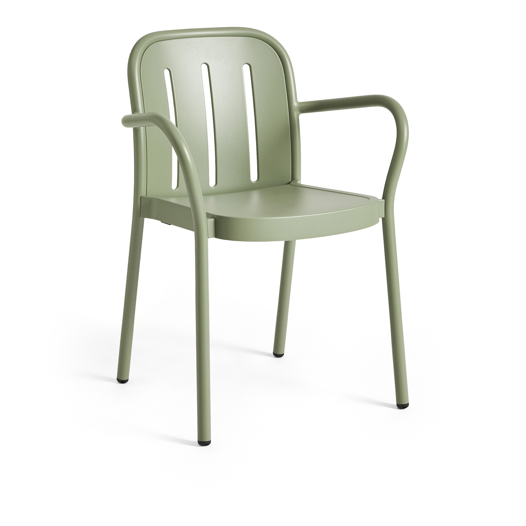 HAY - Deville Armchair Thyme Green - Matstolar utomhus - Julien Renault - Metall | Utemöbler - Utestolar - Matstolar Utomhus | Möbelexperten