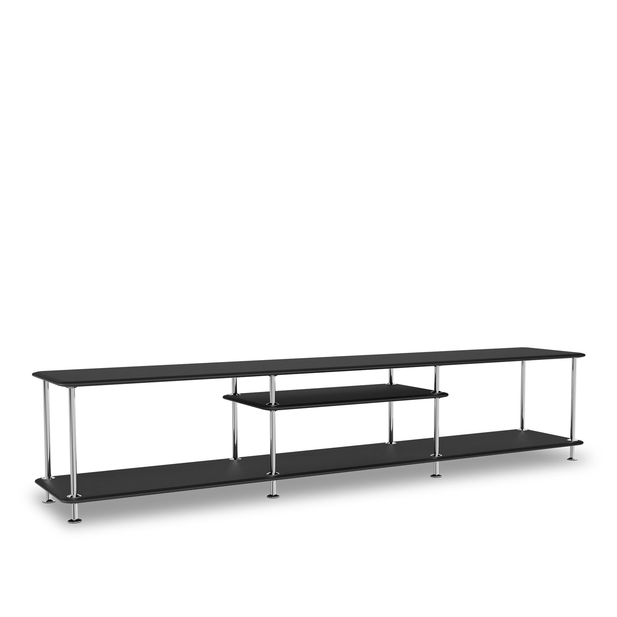 montana - montana free 111010 207-blackstructure 44c-chrome - tv-bänkar - jakob wagner