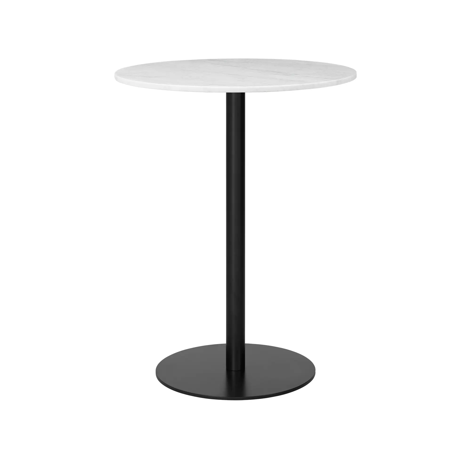 GUBI 1.0 barbord Ø80 cm svart