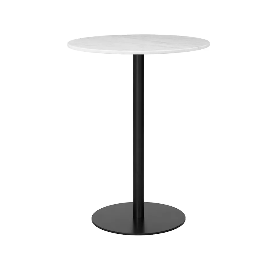 GUBI 1.0 barbord Ø80 cm svart