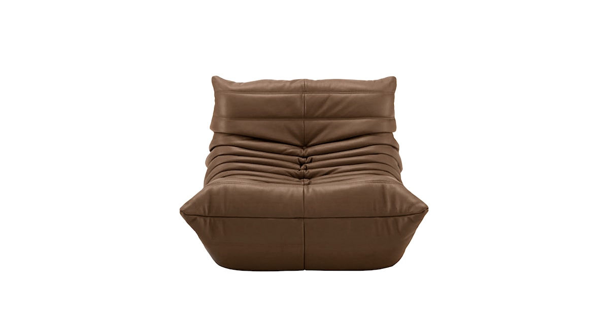 Togo Fireside Chair, Fabric Cat. S Alcantara Kiwi 4566