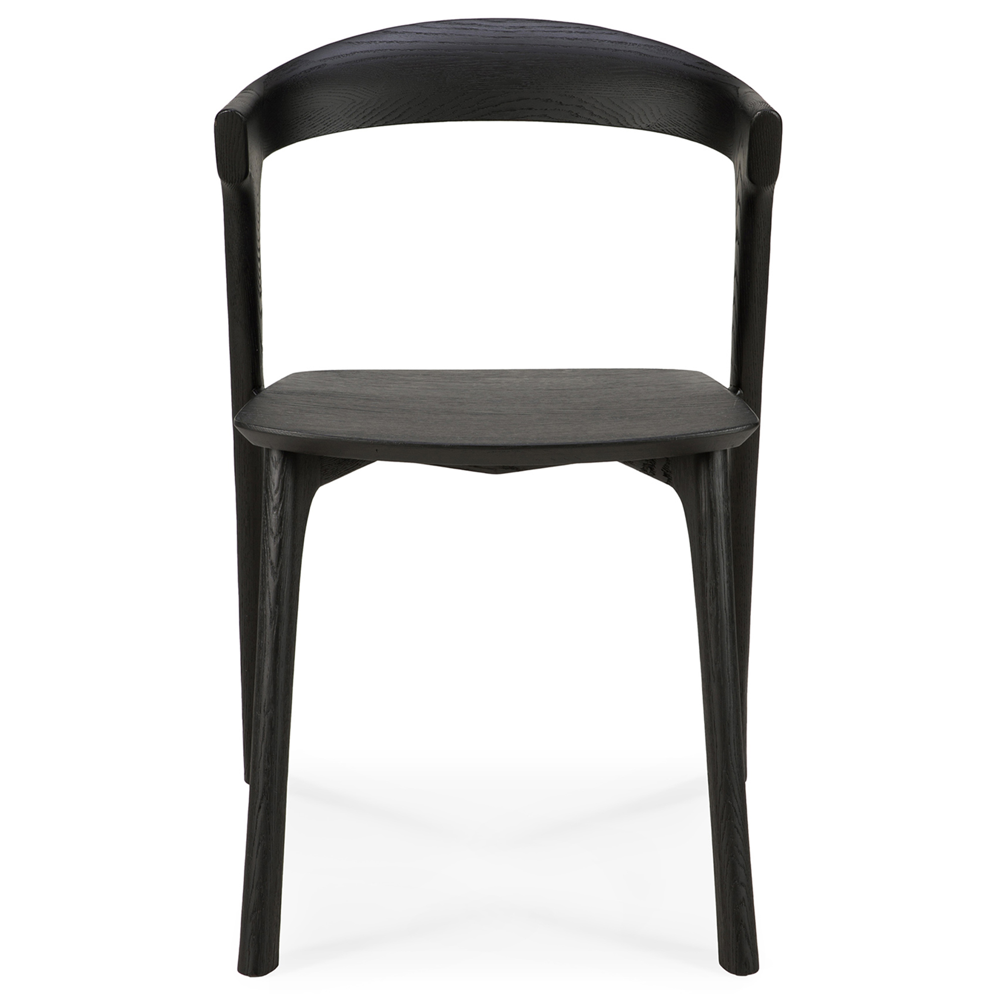 Ethnicraft - Bok Dining Chair Solid Black Oak - Matstolar - Alain Van Havre - Svart - Trä | Möbler - Stolar Och Pallar - Matstolar | Möbelexperten