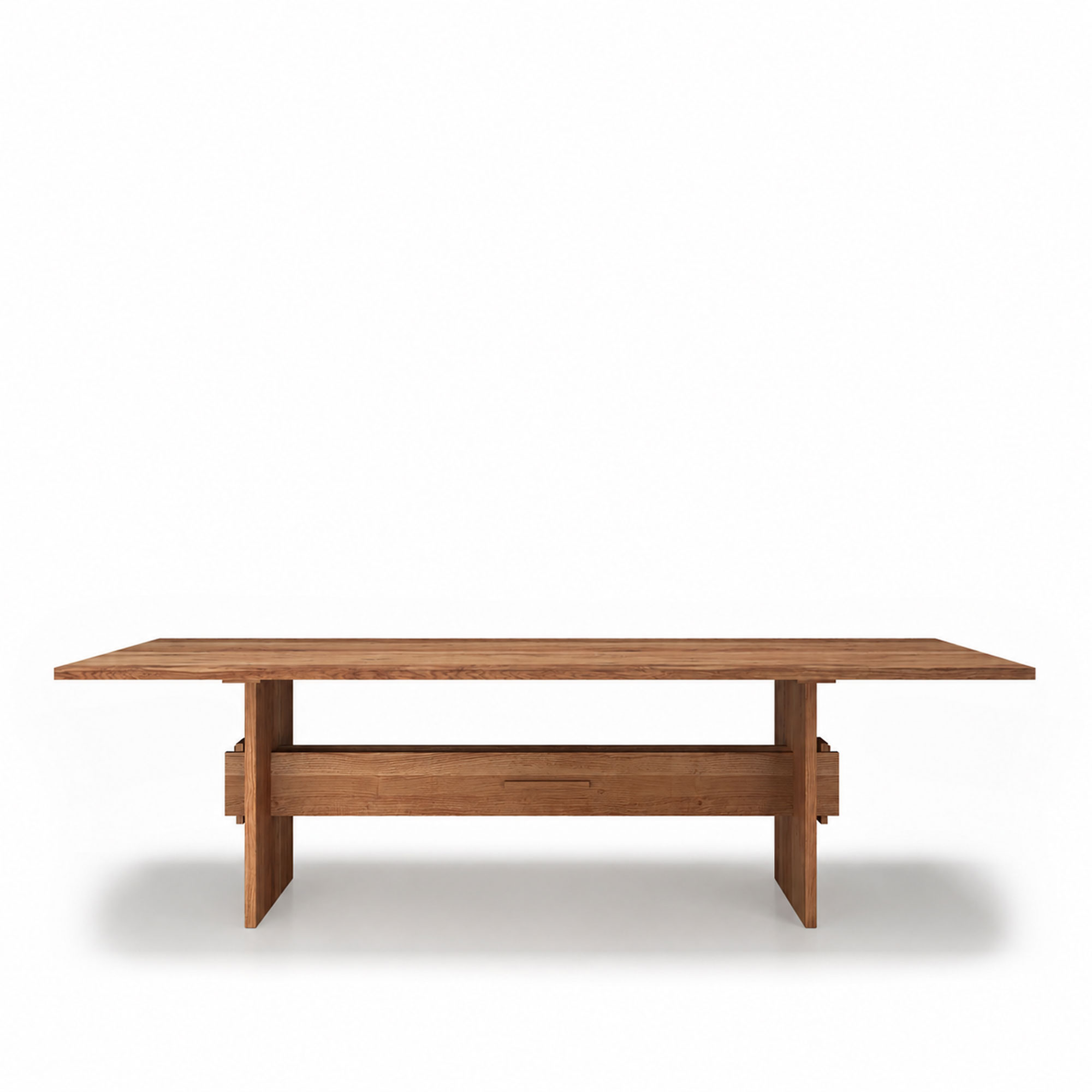 Dk3 - Jeppe Utzon Table #2 L340 x W100 x H74 cm Max 2 extension leaves Oak - oil - Matbord - Jeppe Utzon - Brun - Trä | Möbler - Bord - Matbord | Möbelexperten