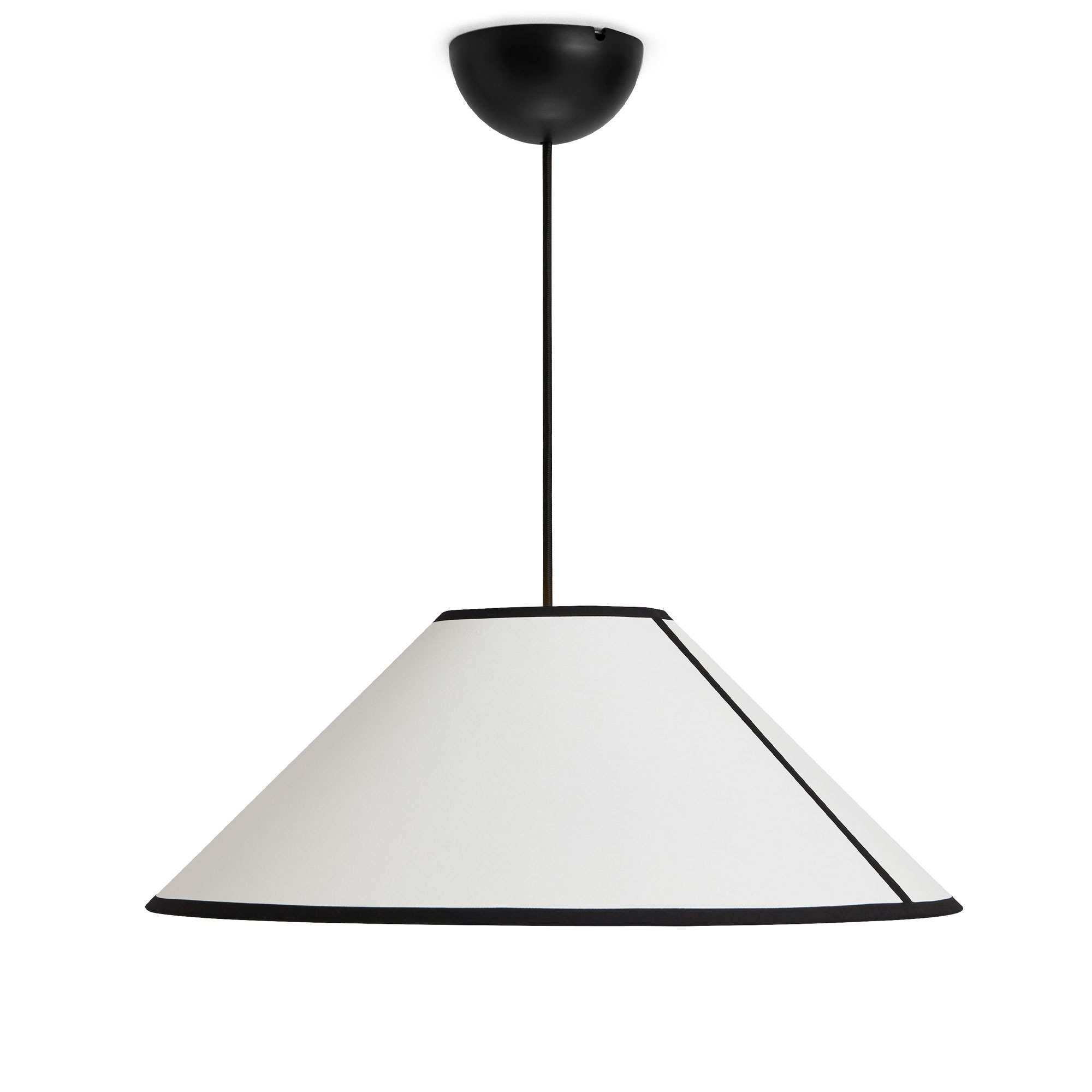 HAY - Ava Cone Pendant 500 - Pendellampor - Ana Kraš - Vit - Plast | Belysning - Taklampor - Pendellampor | Möbelexperten