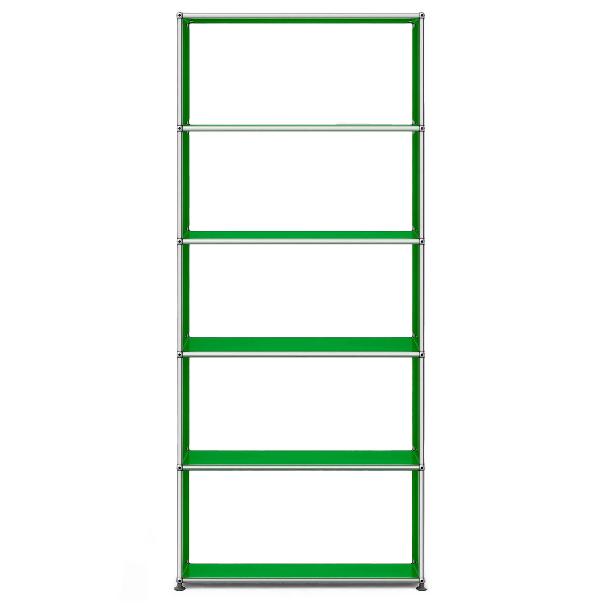 USM - USM Haller 108 Shelving USM Green - Hyllor & Hyllsystem - Fritz Haller & Paul Sch&auml;rer - Gr&ouml;n - Metall