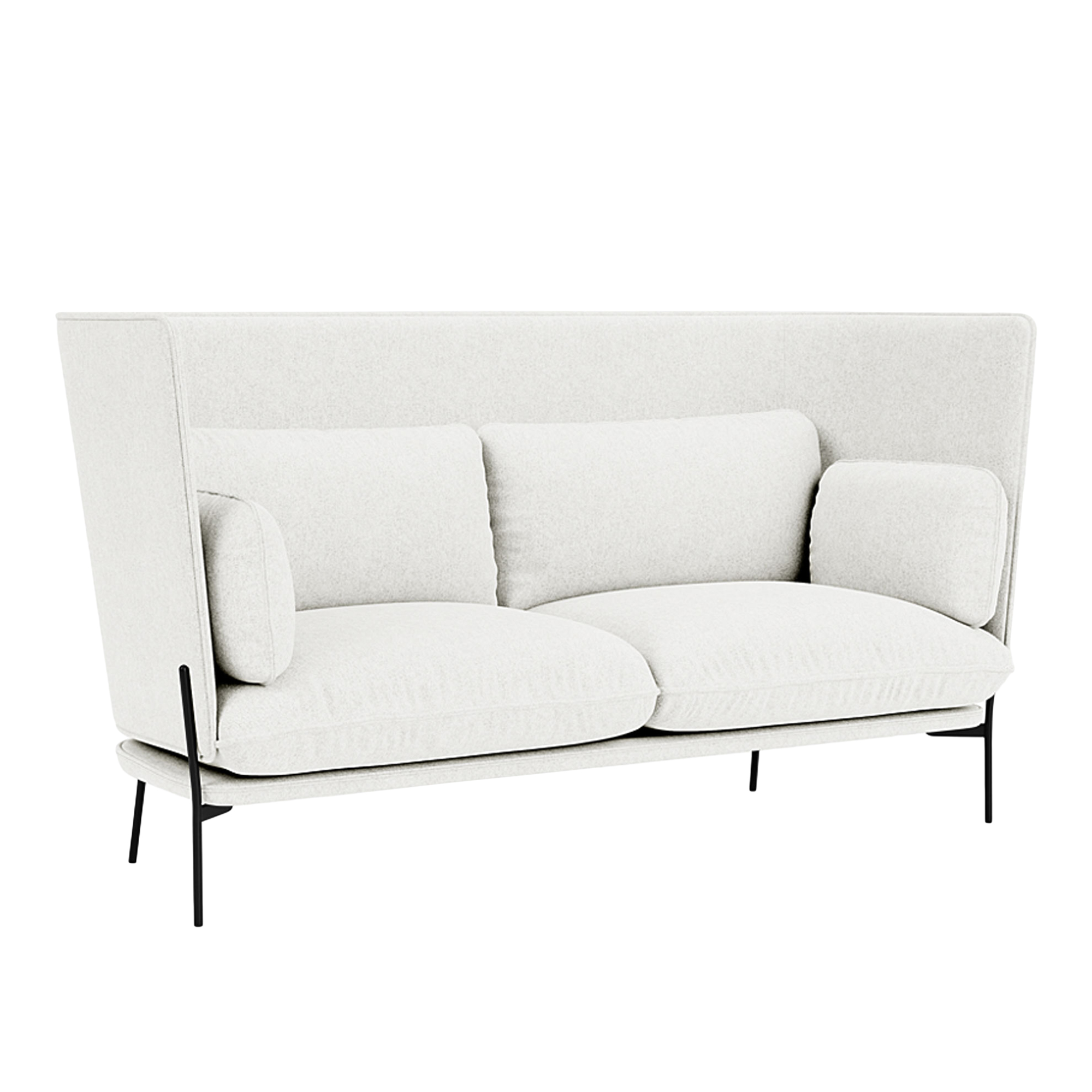 &Tradition - Cloud LN7 - Warm Black - Fabric cat.2 - Hallingdal 65 110 - Soffor - Luca Nichetto