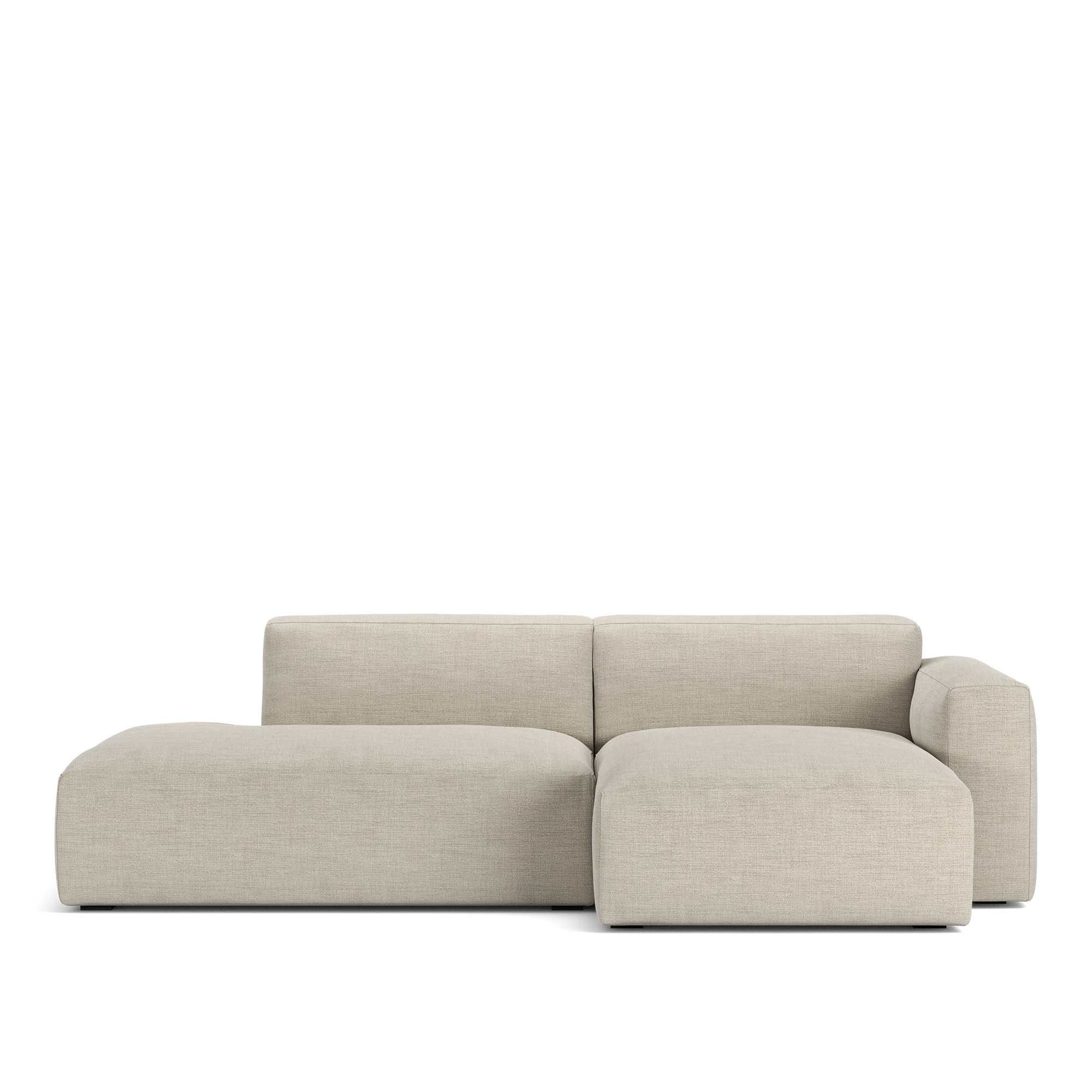 NOGA - Brick 2-Seater Chaise Lounge Open End Left Sienna 102 Removable Upholstery - Soffor