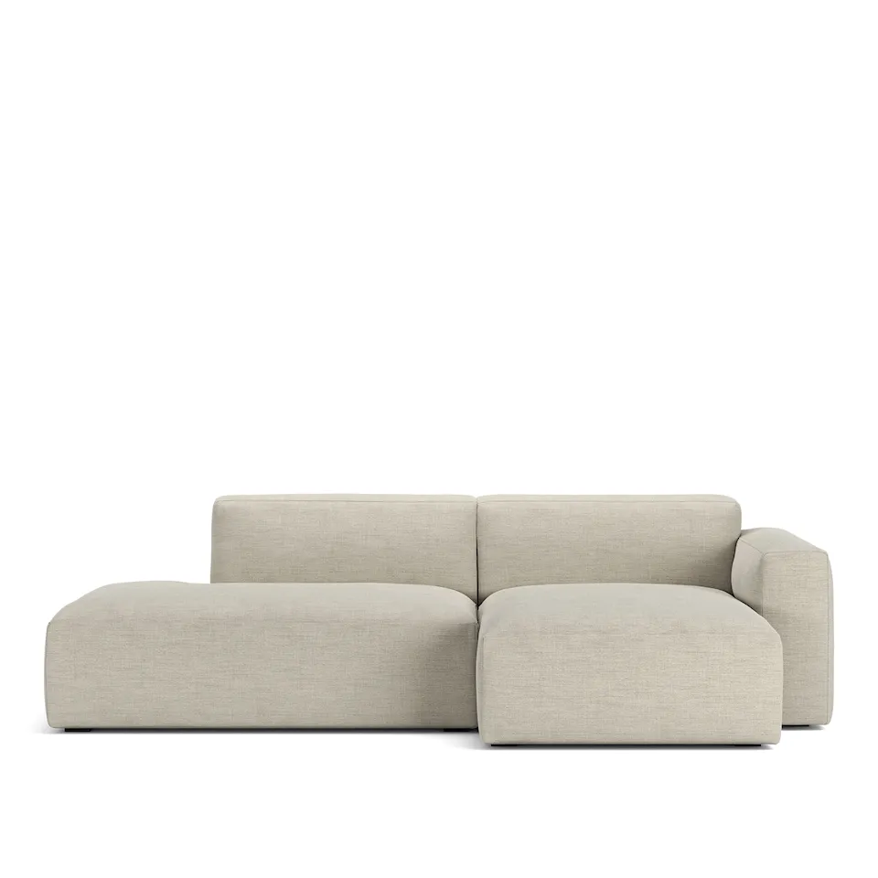 Brick 2-Seater Chaise Lounge Open End Left Sienna 102 Removable Upholstery