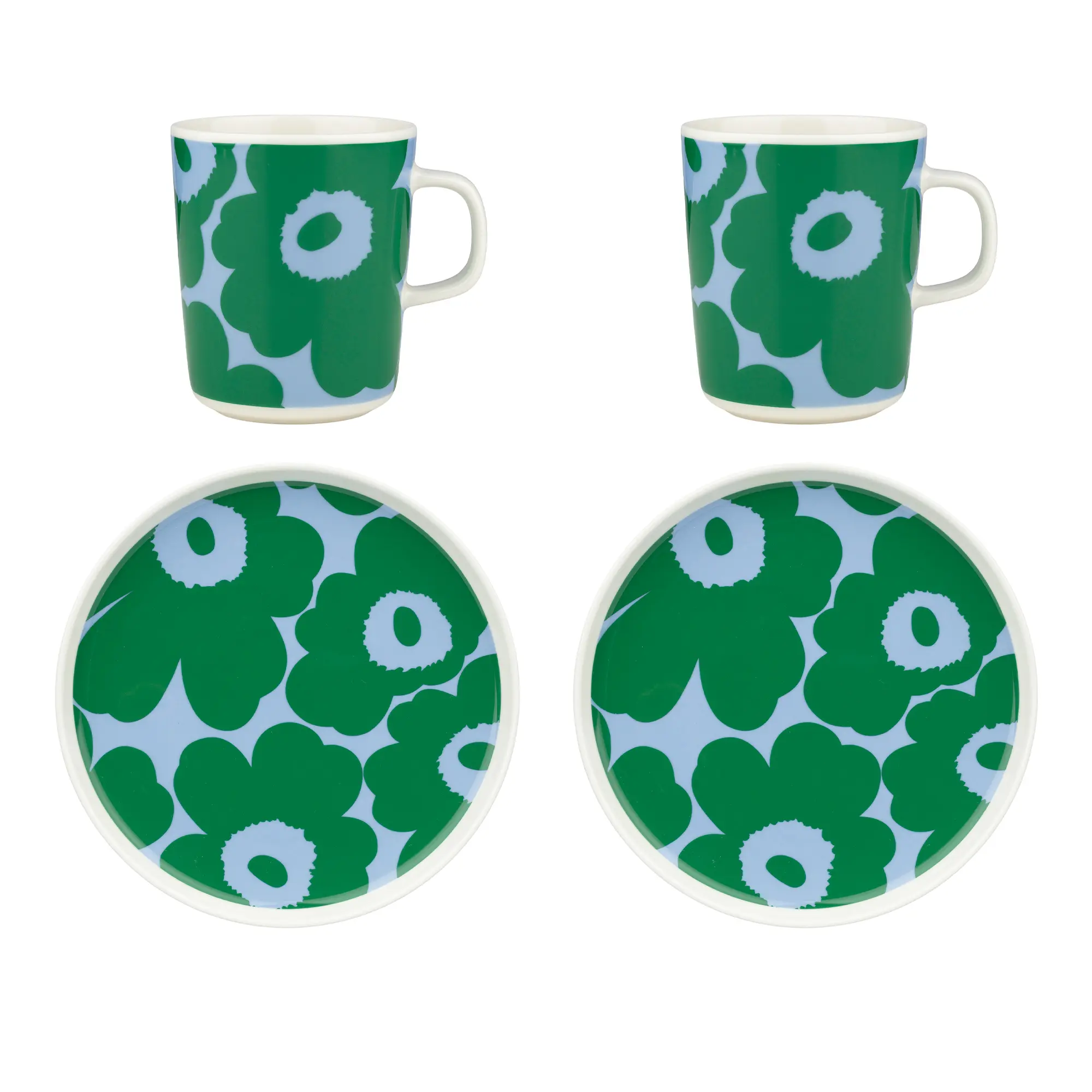 Unikko frukostset 4 delar