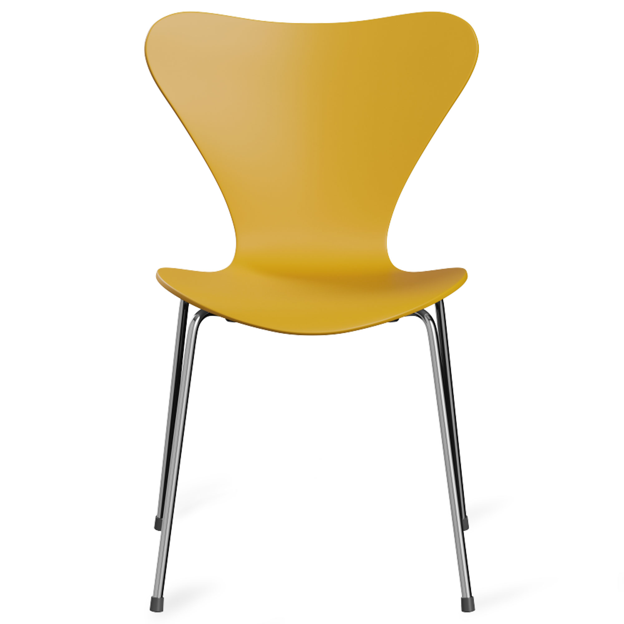 Fritz Hansen - Sjuan 3107 stol Panton 100 yellow - Matstolar - Arne Jacobsen - Gul - Tr&auml;