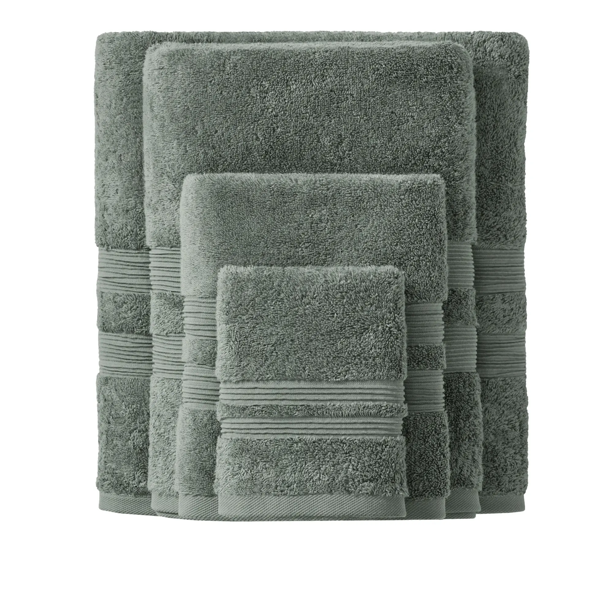 Fontana Grey/Green håndkle