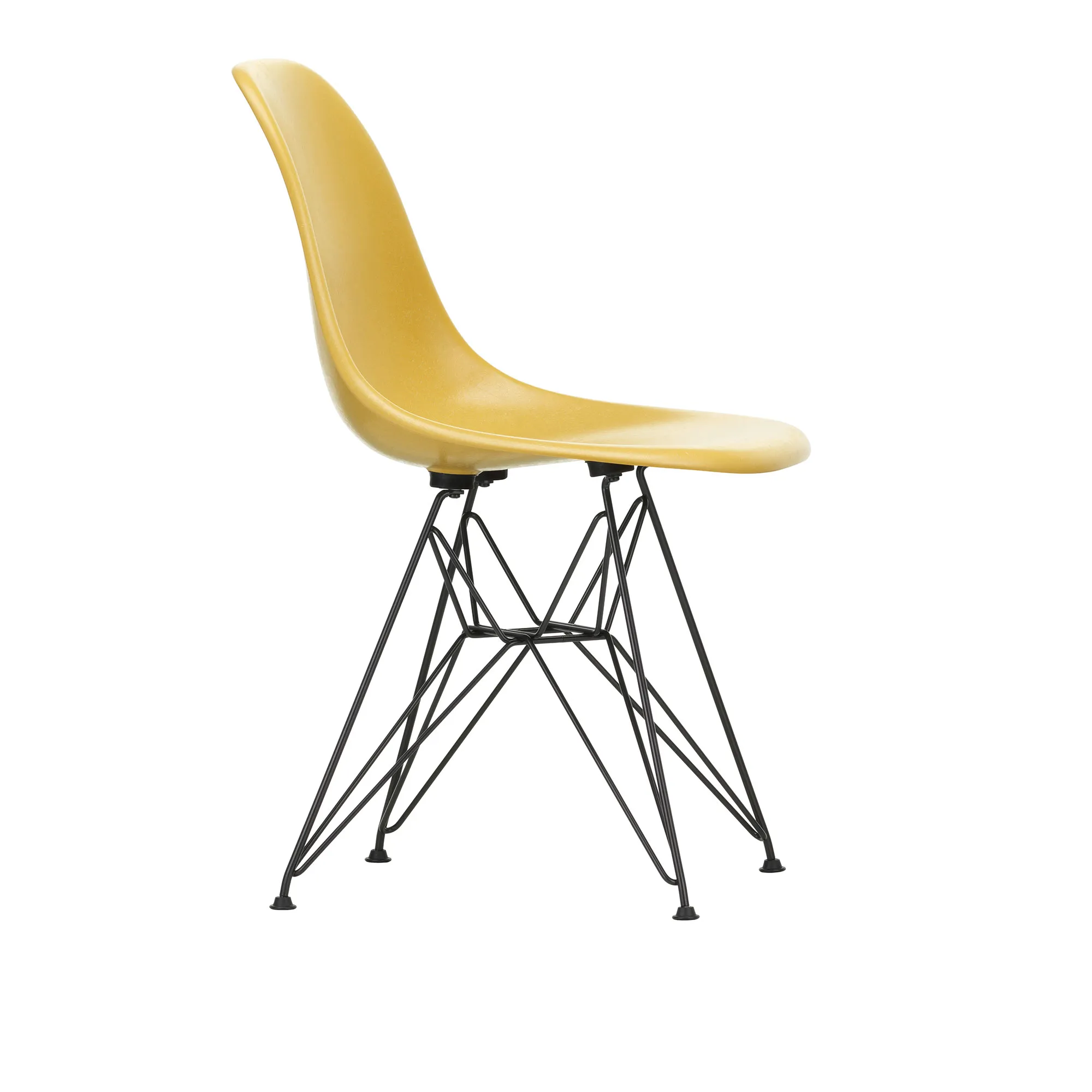 Eames Fiberglass Chair DSR stol Basic Dark