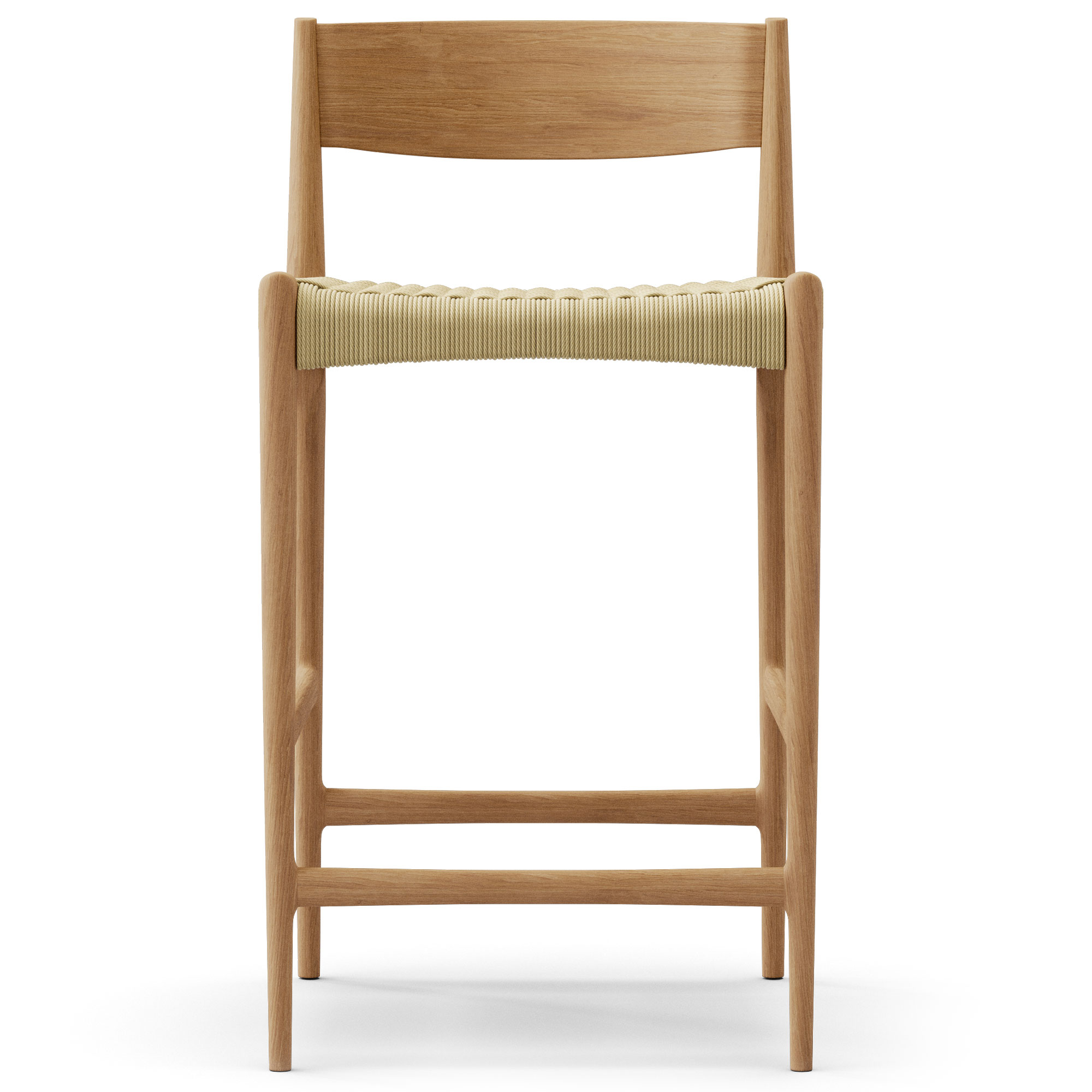 Dk3 - Pia Counter Stool W47 x D43 x H85 cm Oak - oil - Barstolar - Poul Cadovius - Beige - Trä | Möbler - Stolar Och Pallar - Barstolar | Möbelexperten