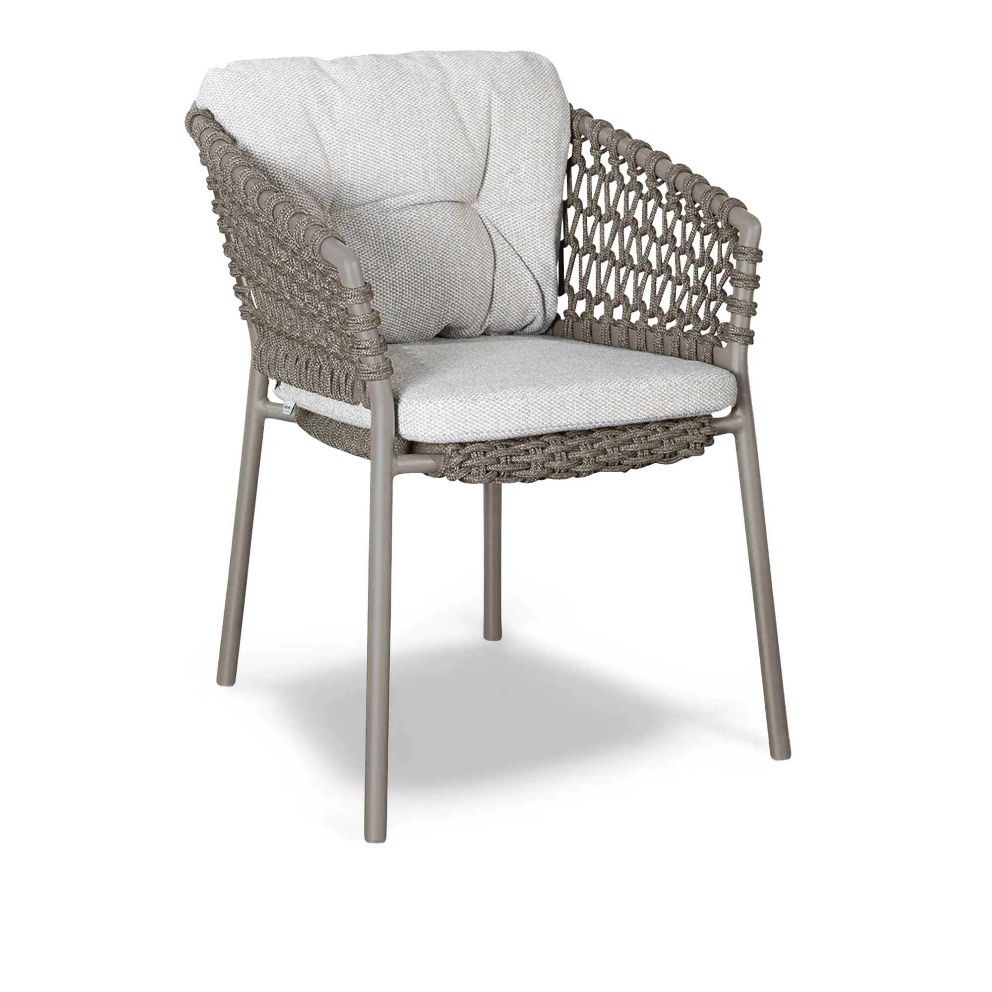 Ocean dining chair – Taupe/Light Brown