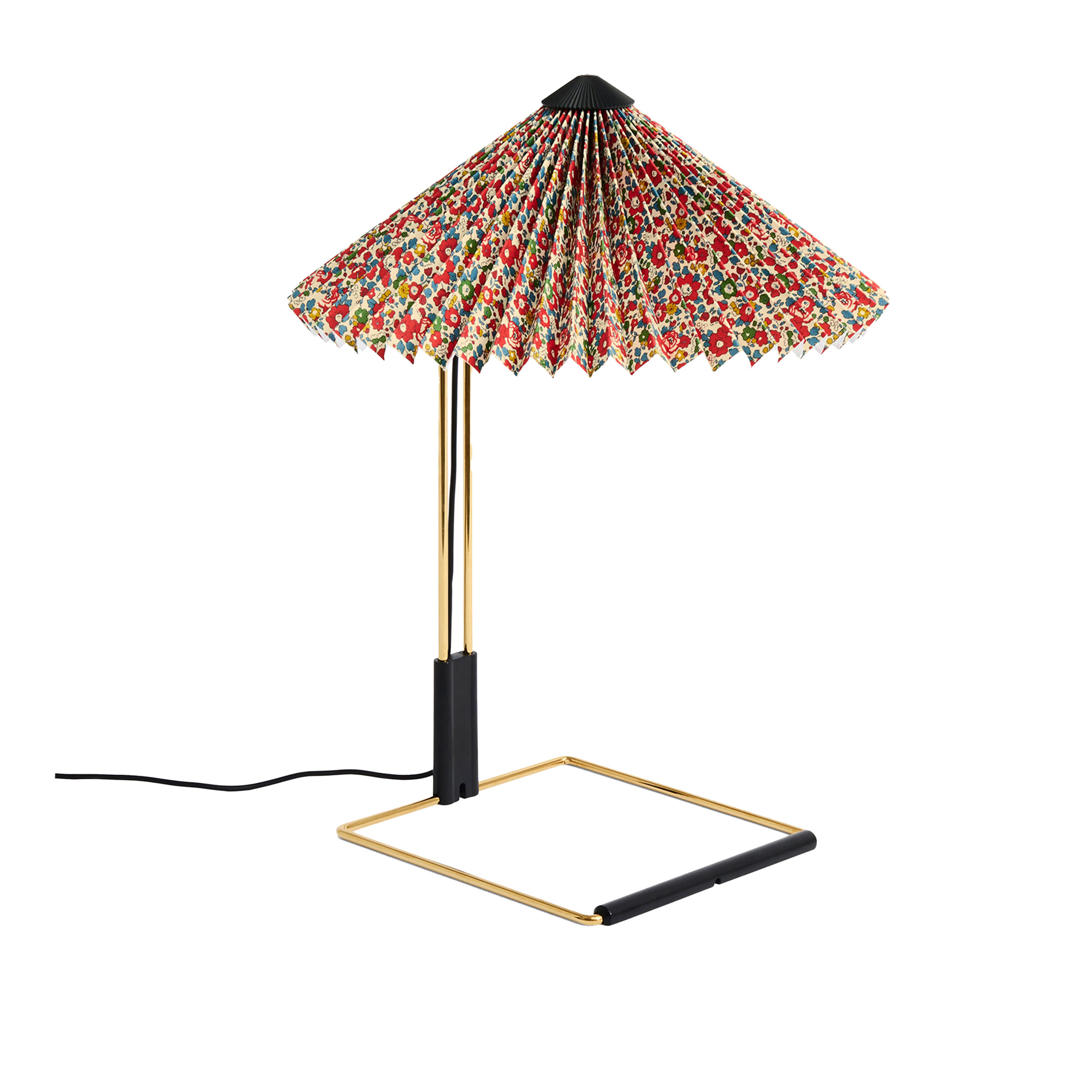 HAY - HAY x Liberty Matin Table Lamp, Polished brass base 300 Betsy Ann - Bordslampor - Inga Sempé