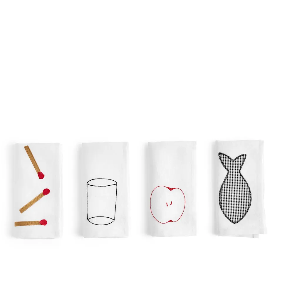 Sobremesa tygservetter 4-pack