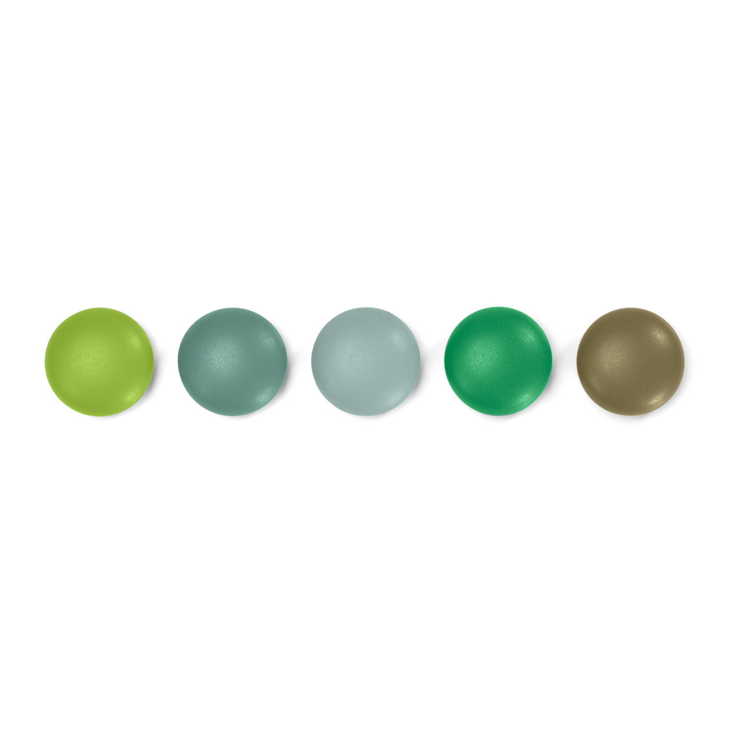 Vitra - Magnet Dot Set Green - Övriga accessoarer - Hella Jongerius - Grön