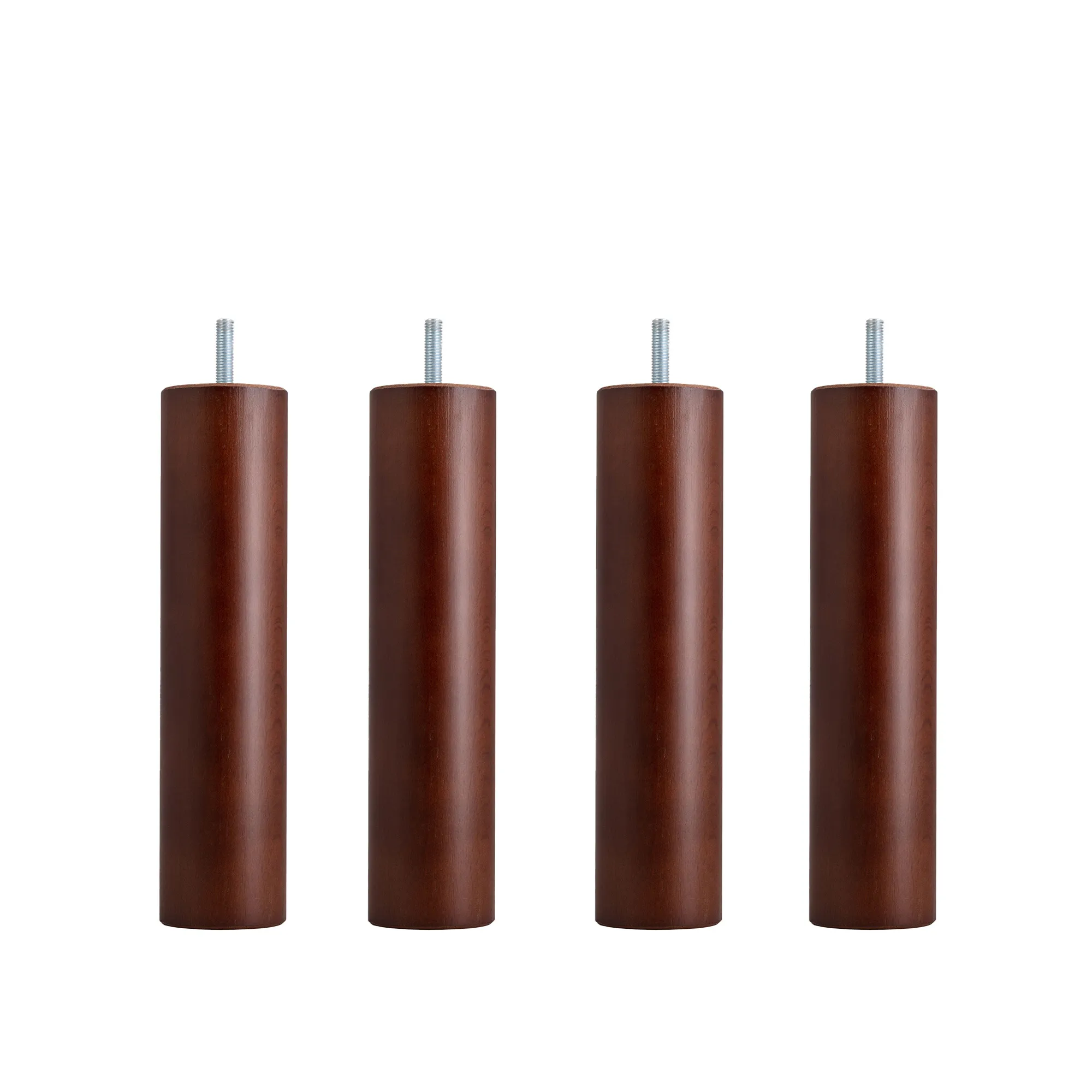 Dux SC sängben rund mahogany 4-pack
