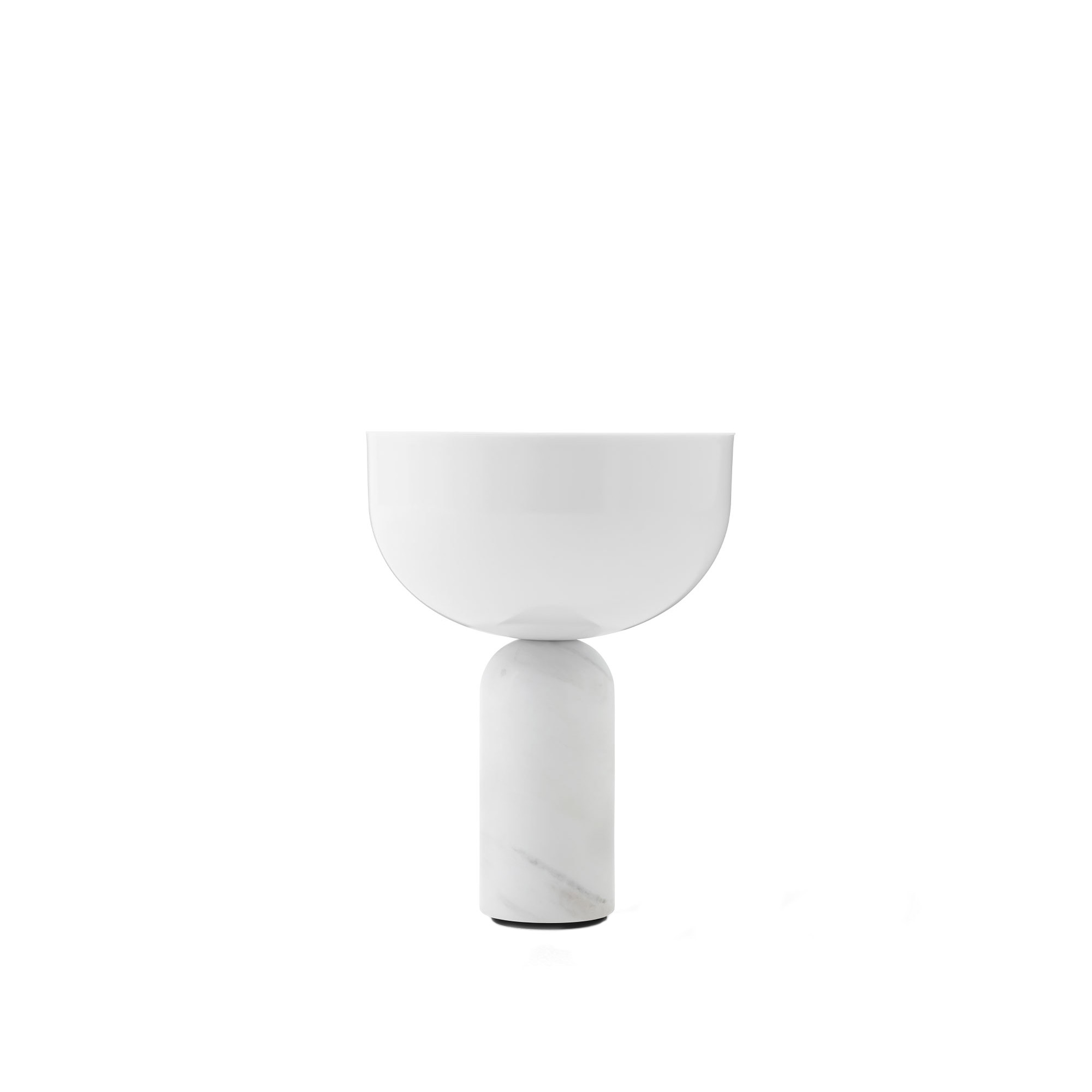 Kizu bærbare bordlampe White marble