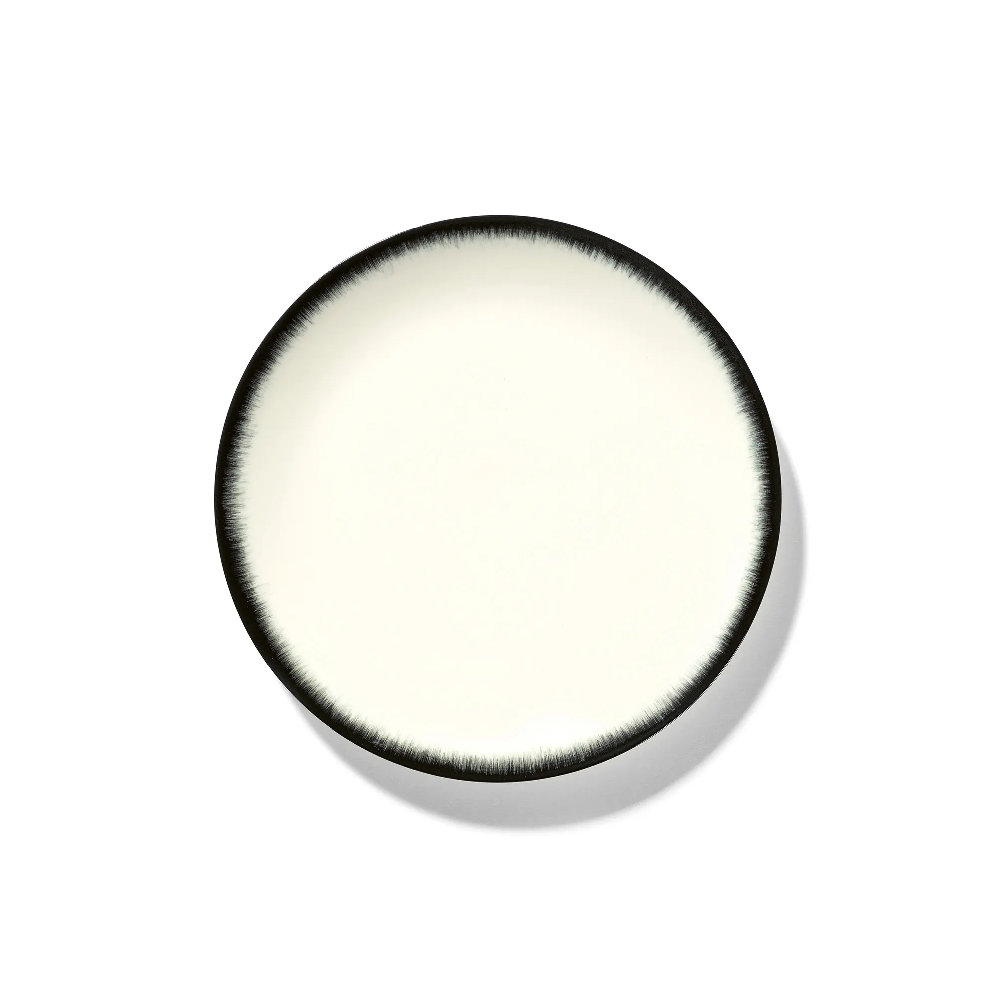 Plate Dé White/Black Var 3