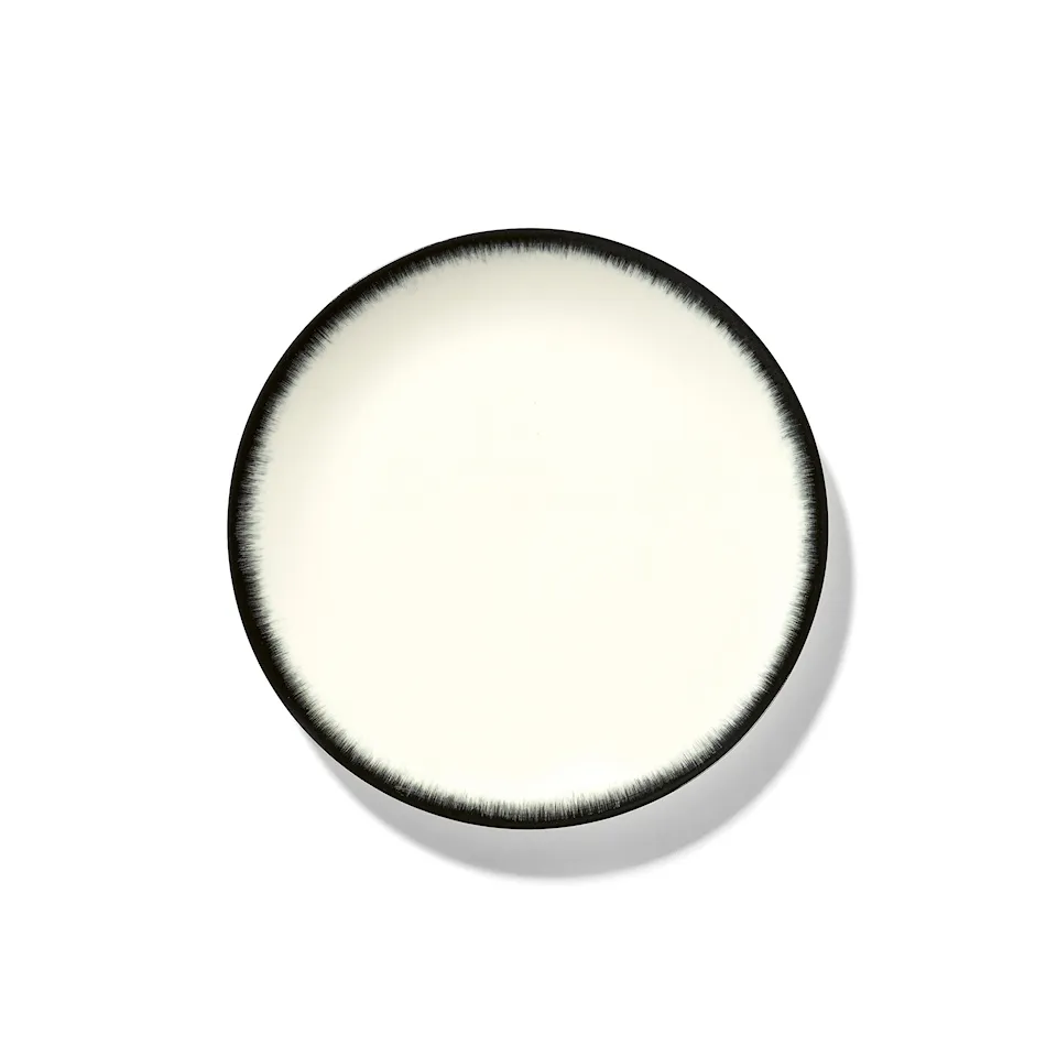 Plate Dé White/Black Var 3