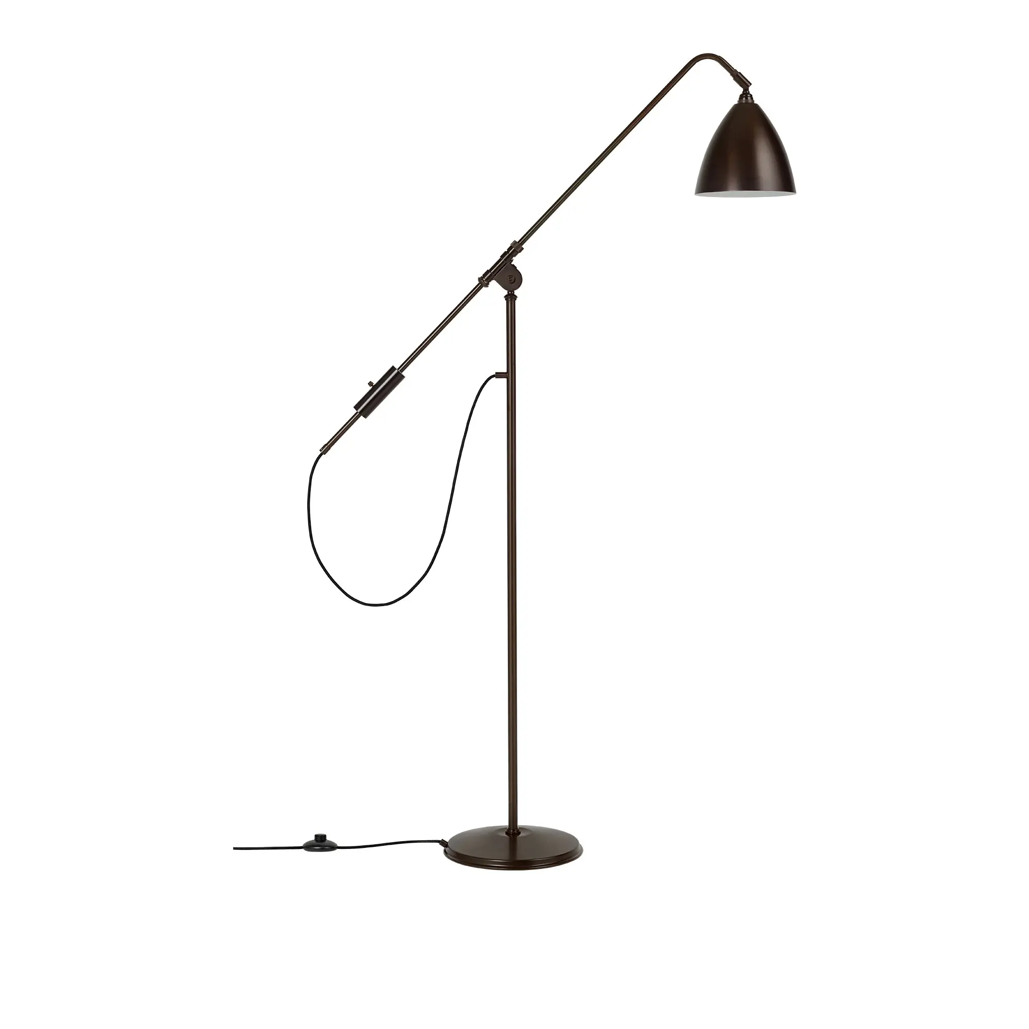 Bestlite BL4 gulvlampe svart messing