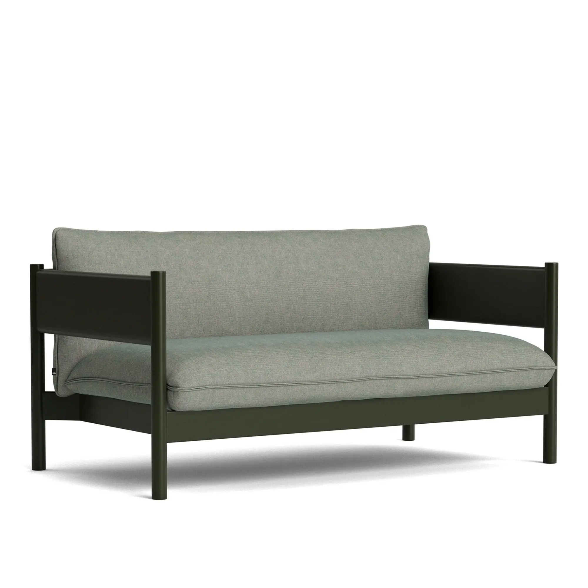 Arbour Club soffa Bottle Green Lacquer Beech