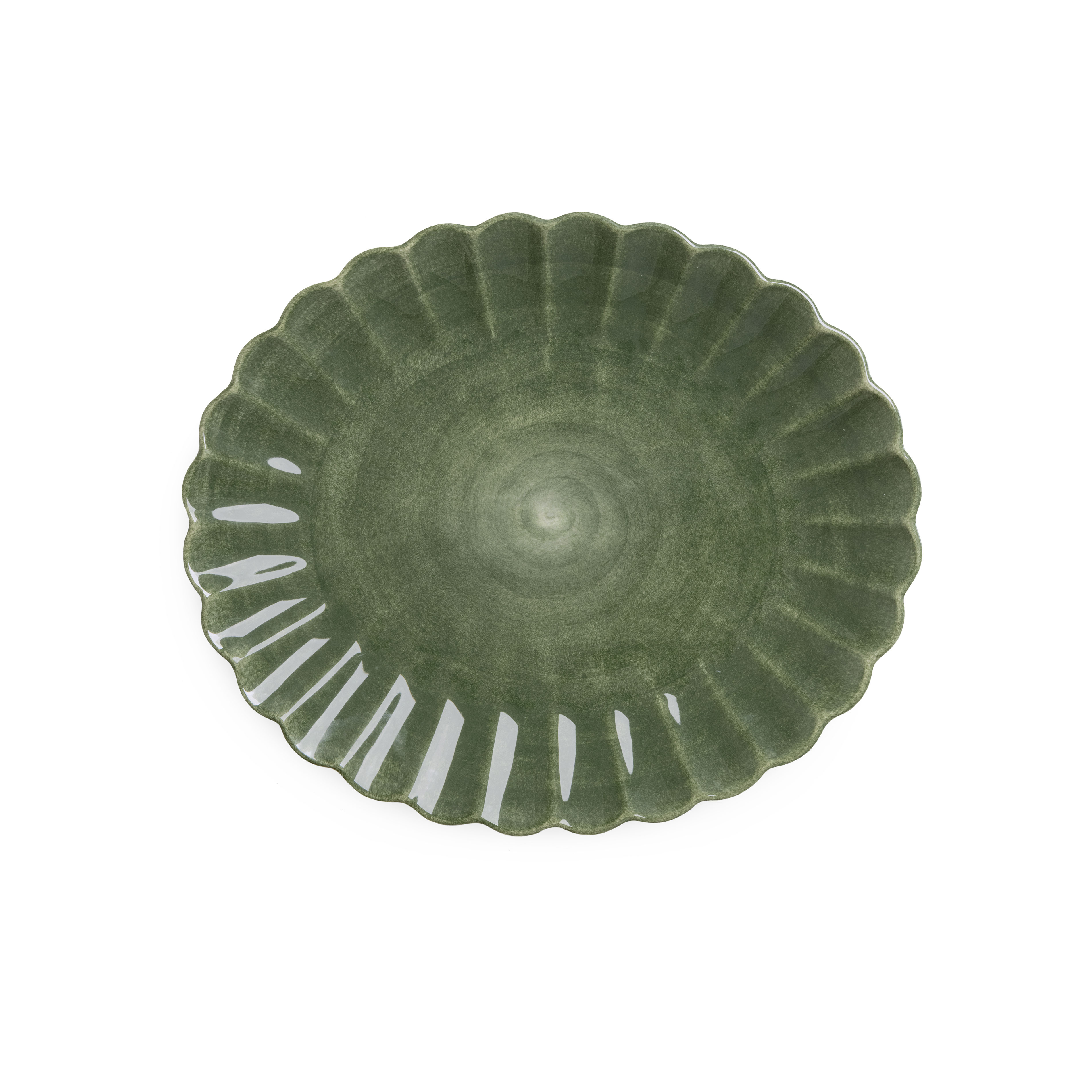 Mateus - Oyster fat 35x30 cm forest green - Uppläggningsfat - Grön - Keramik | Servering - Skålar Och Uppläggningsfat - Uppläggningsfat | Möbelexperten