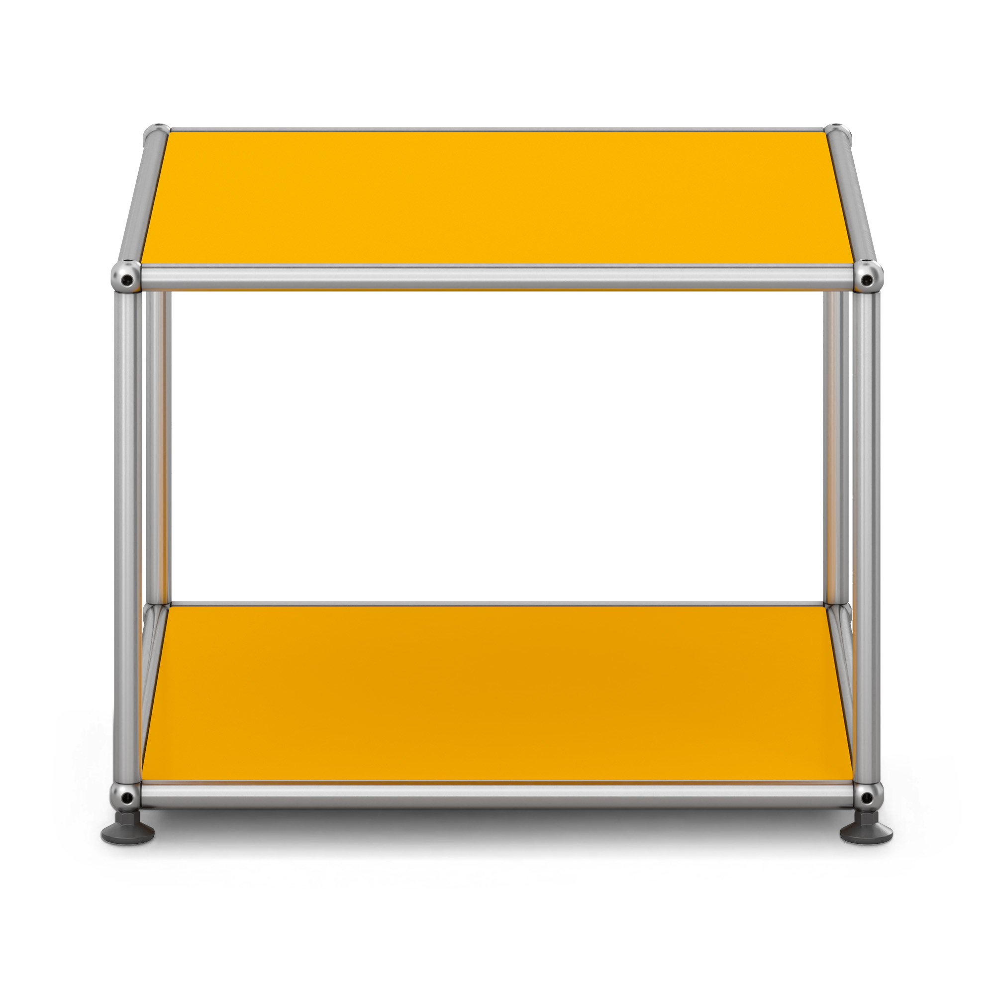 USM - USM Haller M22 25 Golden Yellow - Sidobord - Fritz Haller & Paul Schärer - Gul - Metall | Möbler - Bord - Sidobord | Möbelexperten
