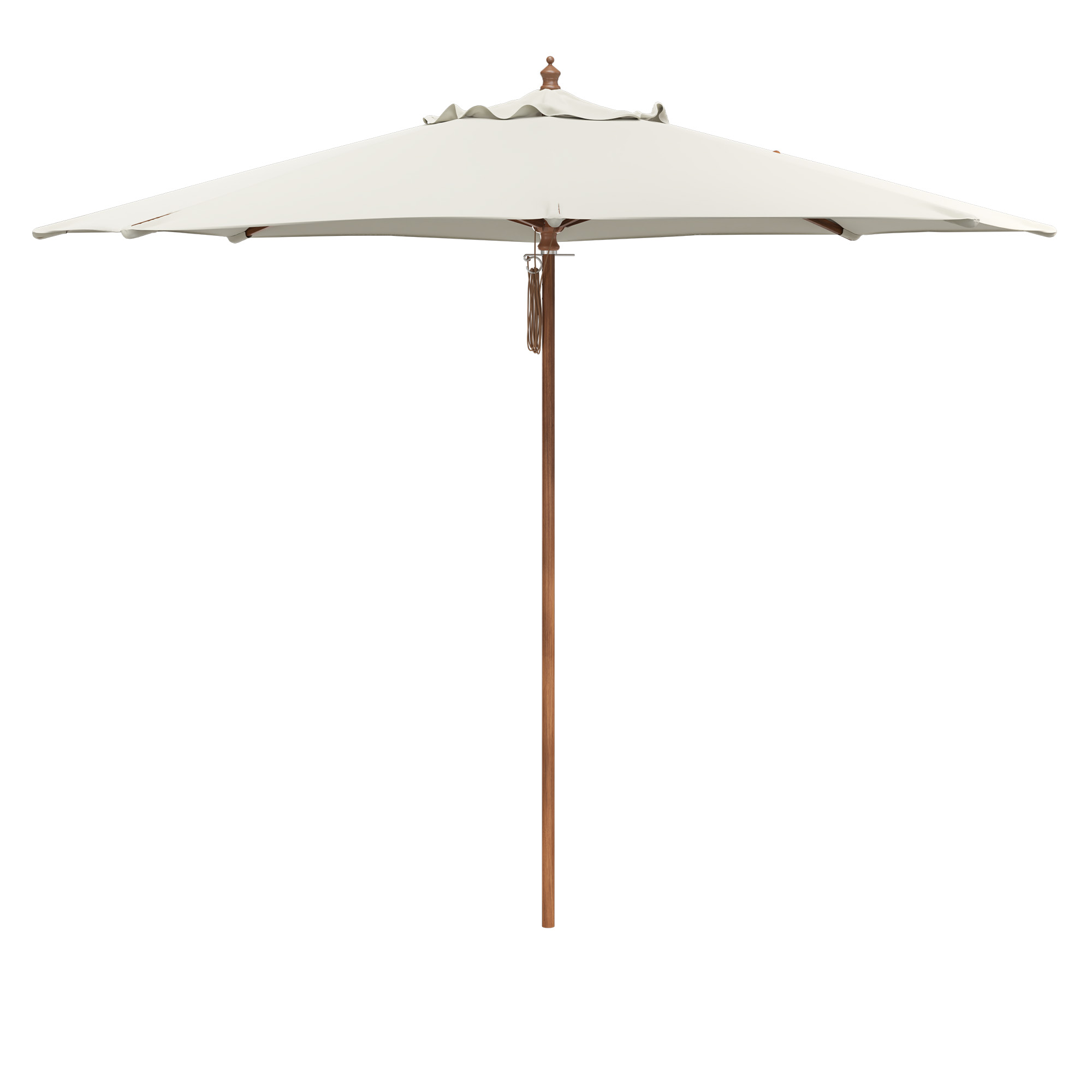 Fritz Hansen - Messina White parasoll Ø300 cm - Parasoll - Skagerak Design Team | Utemöbler - Loungemöbler - Parasoll | Möbelexperten