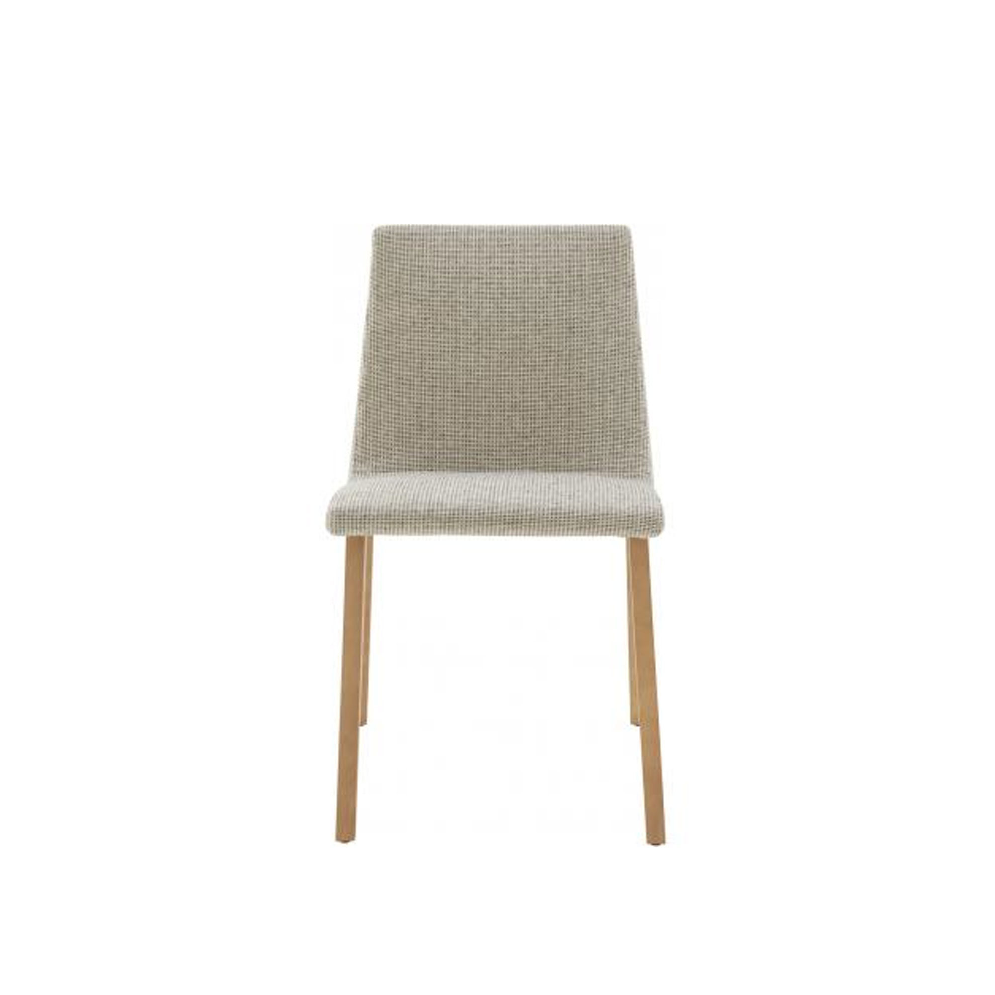 Ligne Roset - TV Chair, Natural Ash Base, Fabric Cat. C, Canvas Laine 2 Albatre 4677 - Matstolar - Pierre Paulin - Metall/Trä/Textilmaterial