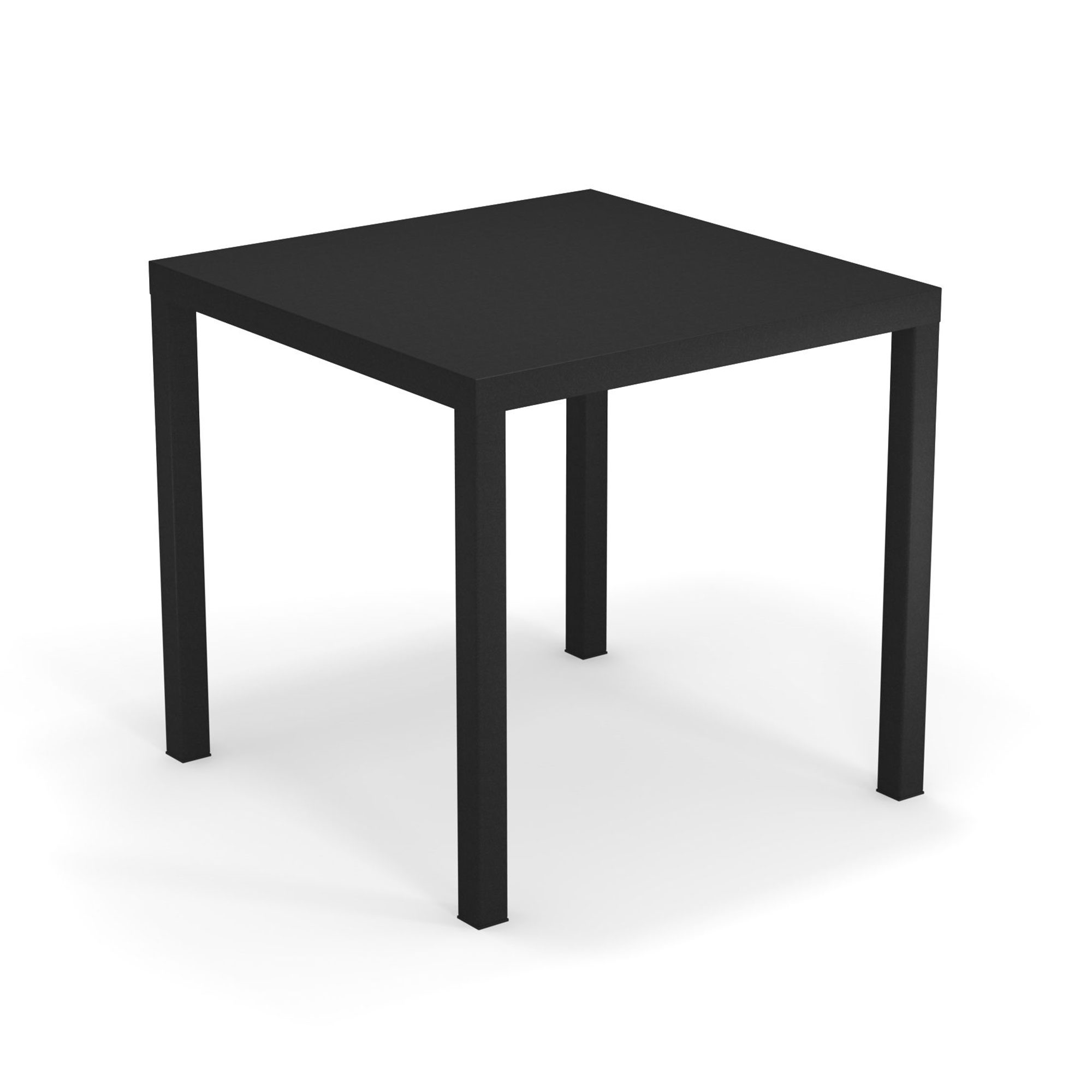 EMU - 857 Nova Table 80X80 Black 9011 - Matbord utomhus - Aldo Ciabatti - Svart - Metall