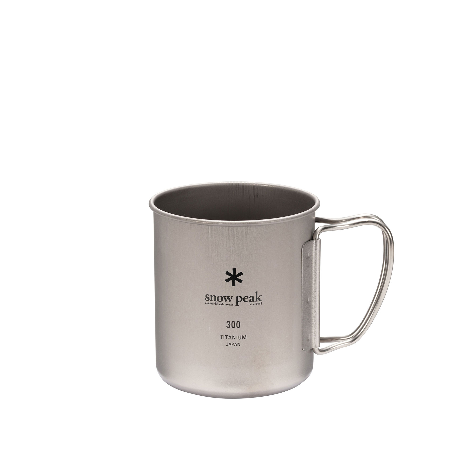 Snow Peak - Titanium Single Cup 300 - Kaffekoppar - Silver